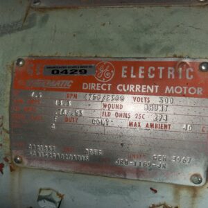 General Electric 7.5HP 1750/2300 CD218AT #0429