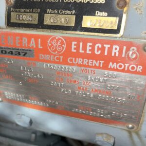 General Electric 7.5HP 1750/2300 CD218AT #0437