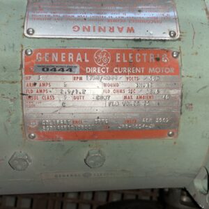 General Electric 3HP 1750/2800RPM CDL186AT #0444