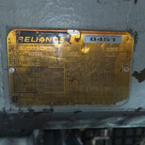 Reliance 5HP 3500RPM MC2113ATCZ #0451