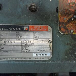 Reliance 7.5HP 2500RPM MC2113ATCZ #0456