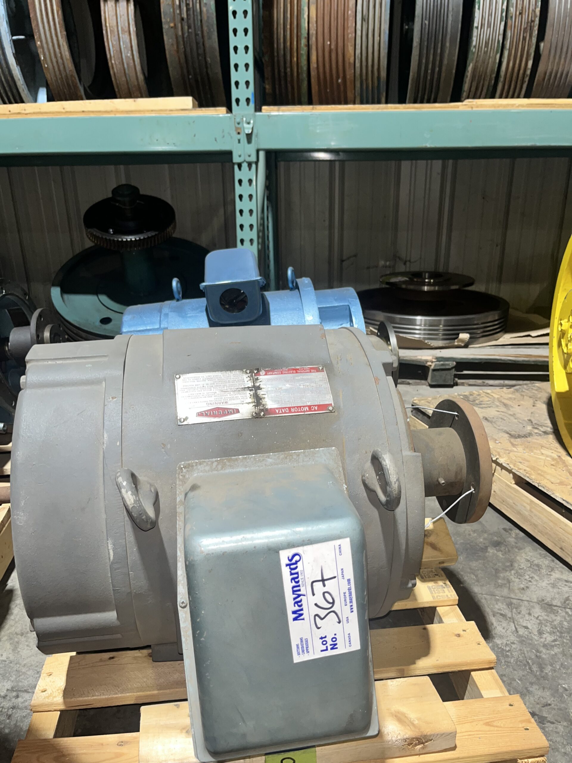 Imperial 40HP 1160RPM 460V 46.4A 362TYZ #1044 - Image 4