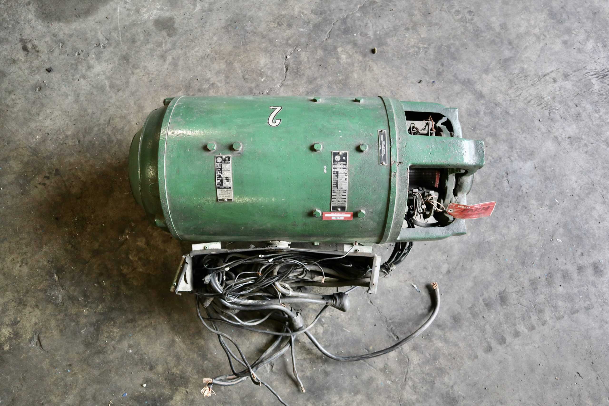Otis Generator 23HP 15KW 1800RPM 74ES/71GA #397
