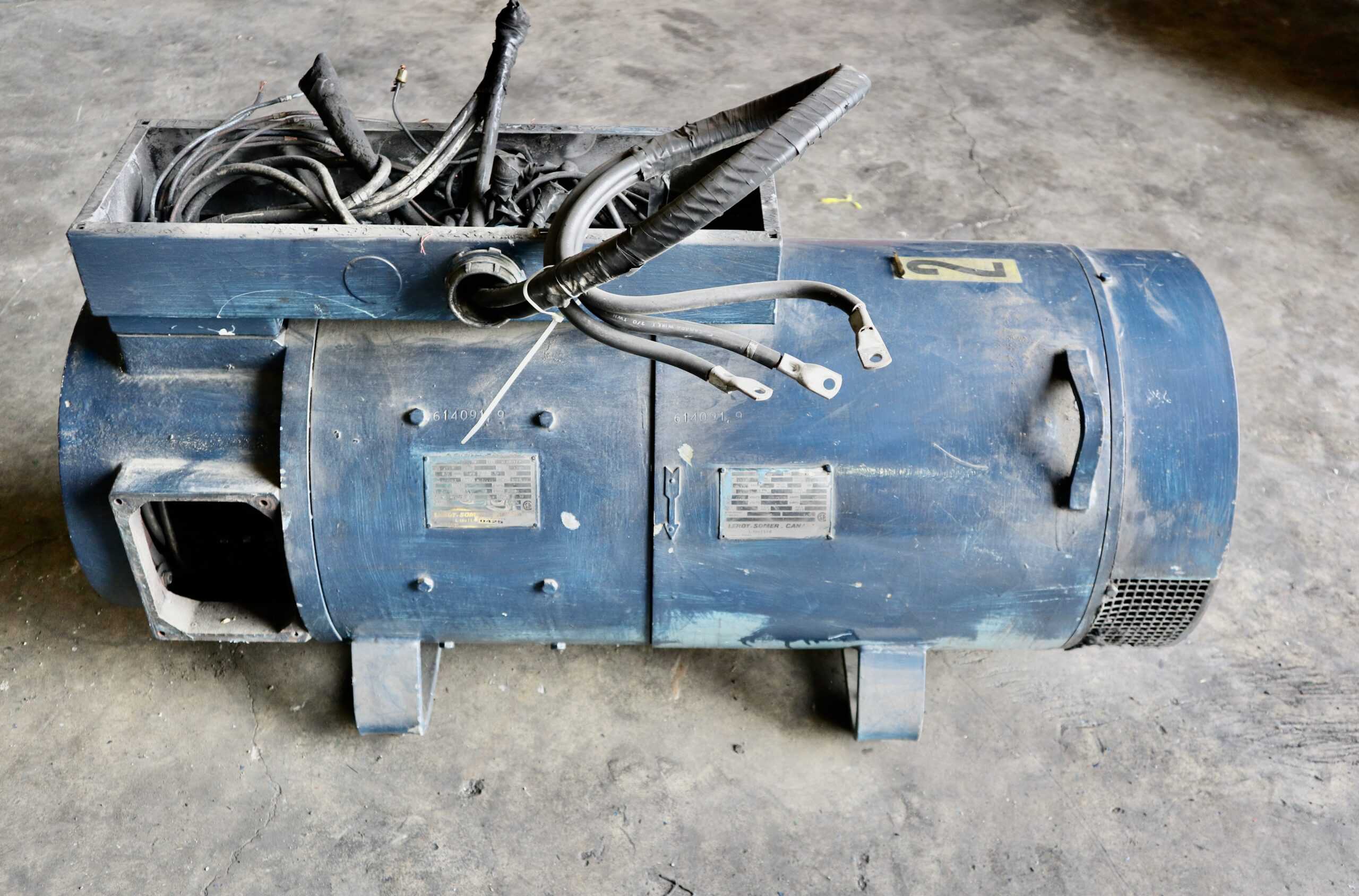 Leroy Somer Generator 37.5HP 25KW 1765RPM GH185 #0425