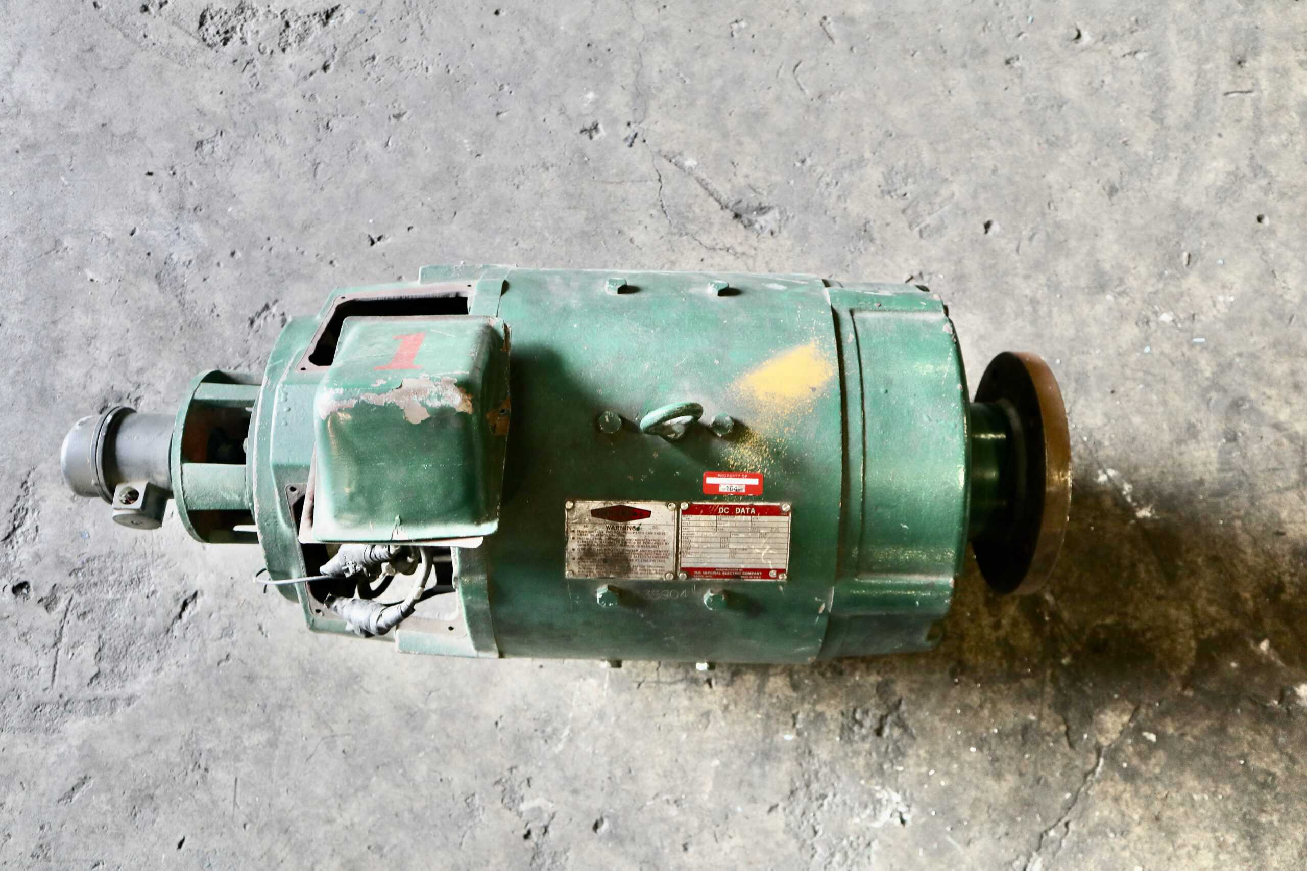 Imperial Electric DC Hoist 20HP 1150RPM 326AT #164 - Image 3