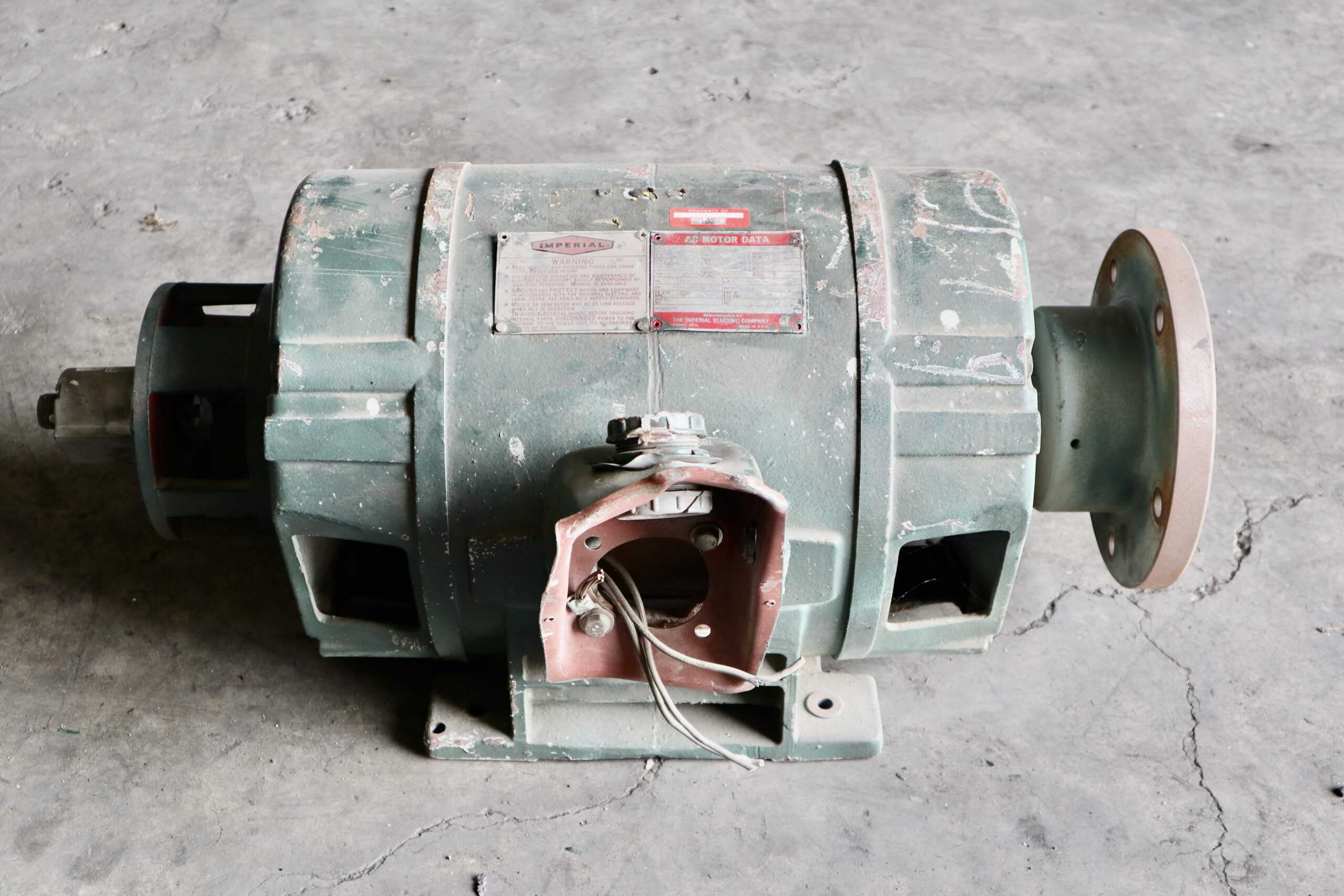 Imperial Electric AC Motor 12.5HP 1160RPM 284T #162 - Image 6