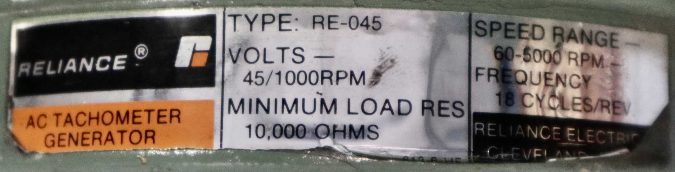 Reliance DC Motor 50HP 2500RPM USC2512ATZ - Image 7
