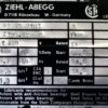 Ziehl-Abegg AC Hoist 5HP 1100RPM Z160 #248 - Image 2