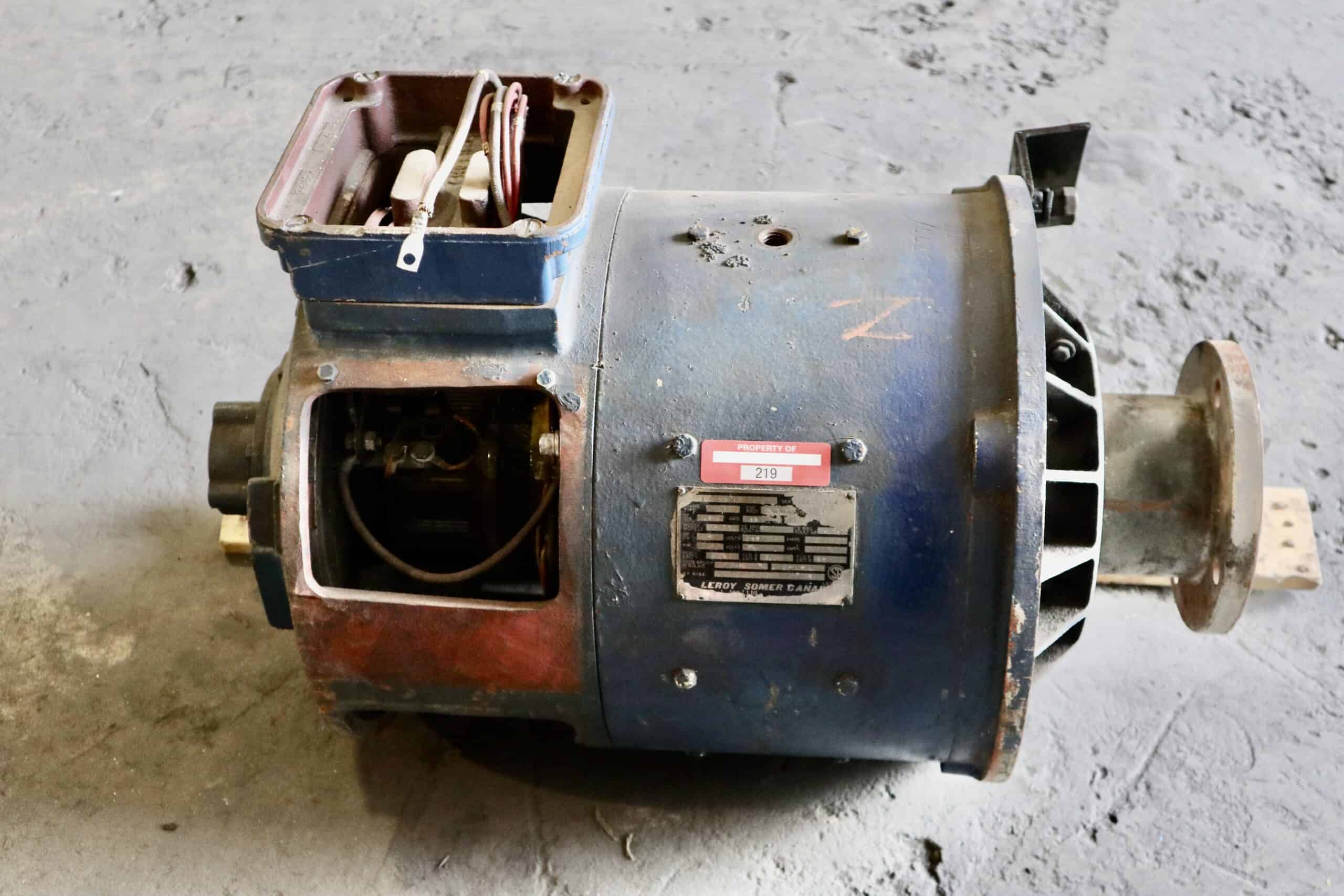 Leroy Somer DC Hoist Motor 20HP 1150RPM 324 #219