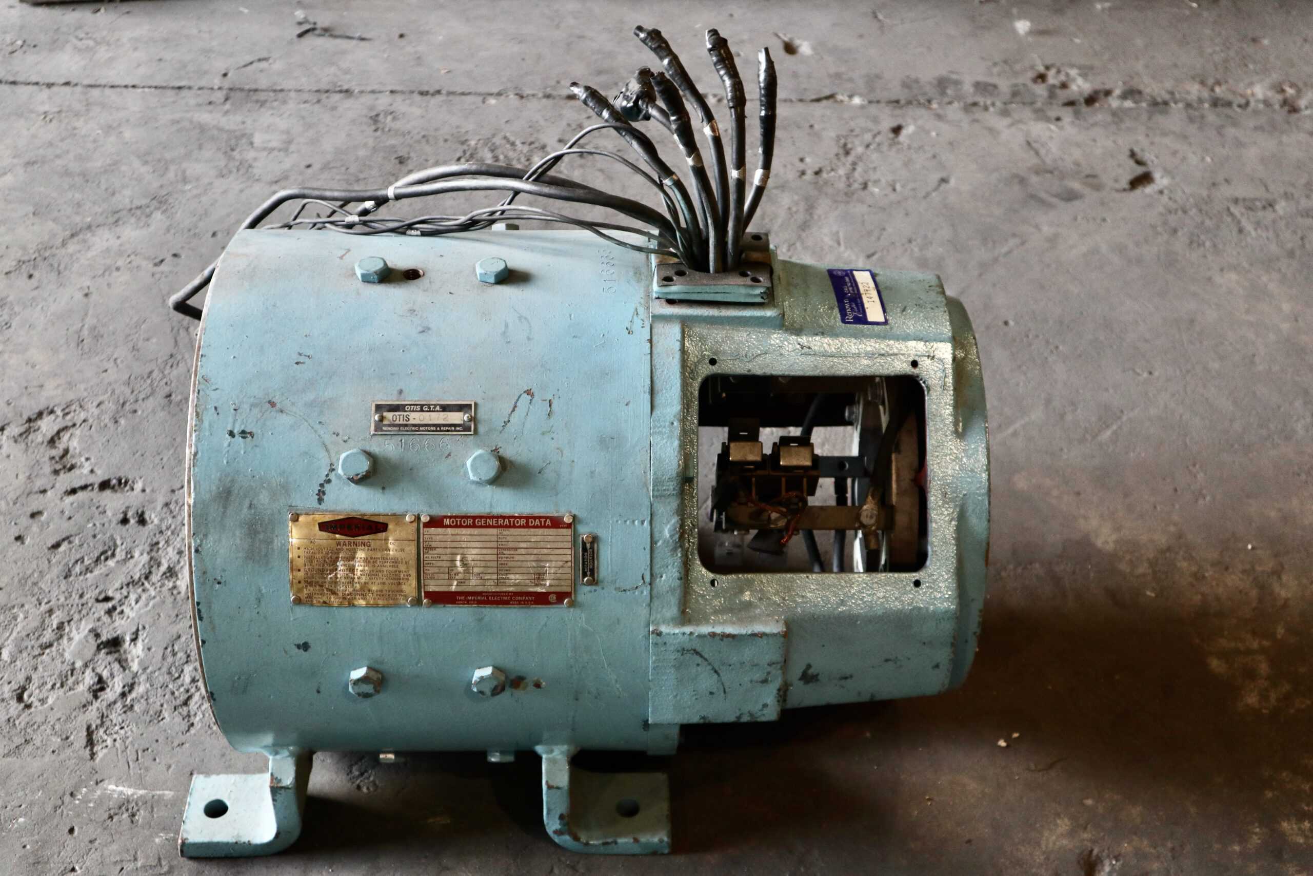 Imperial Electric Generator 40HP 25KW 1750RPM 360T/366A - Image 5