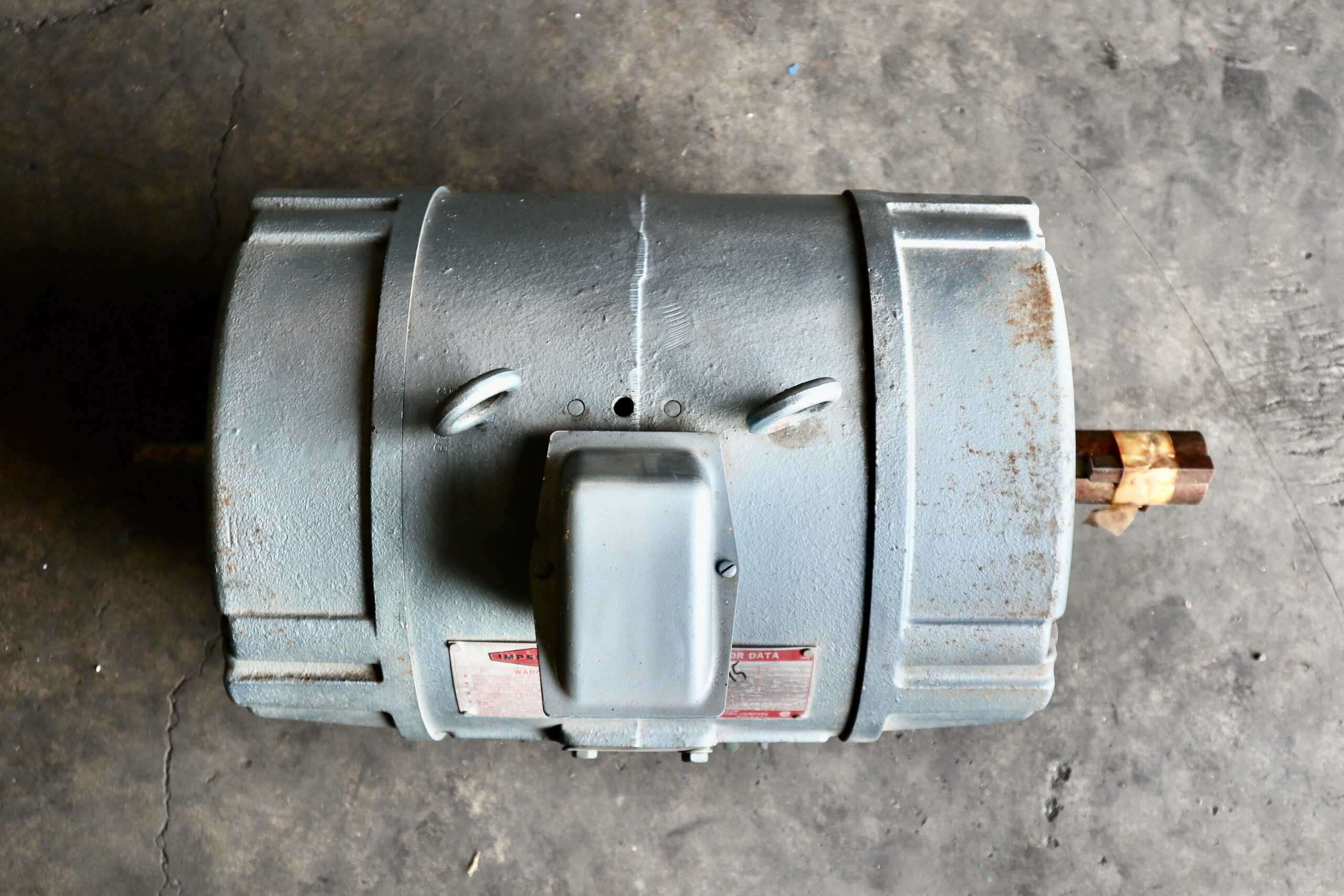 Imperial Electric AC Motor 15HP 1166RPM 284T - Image 6