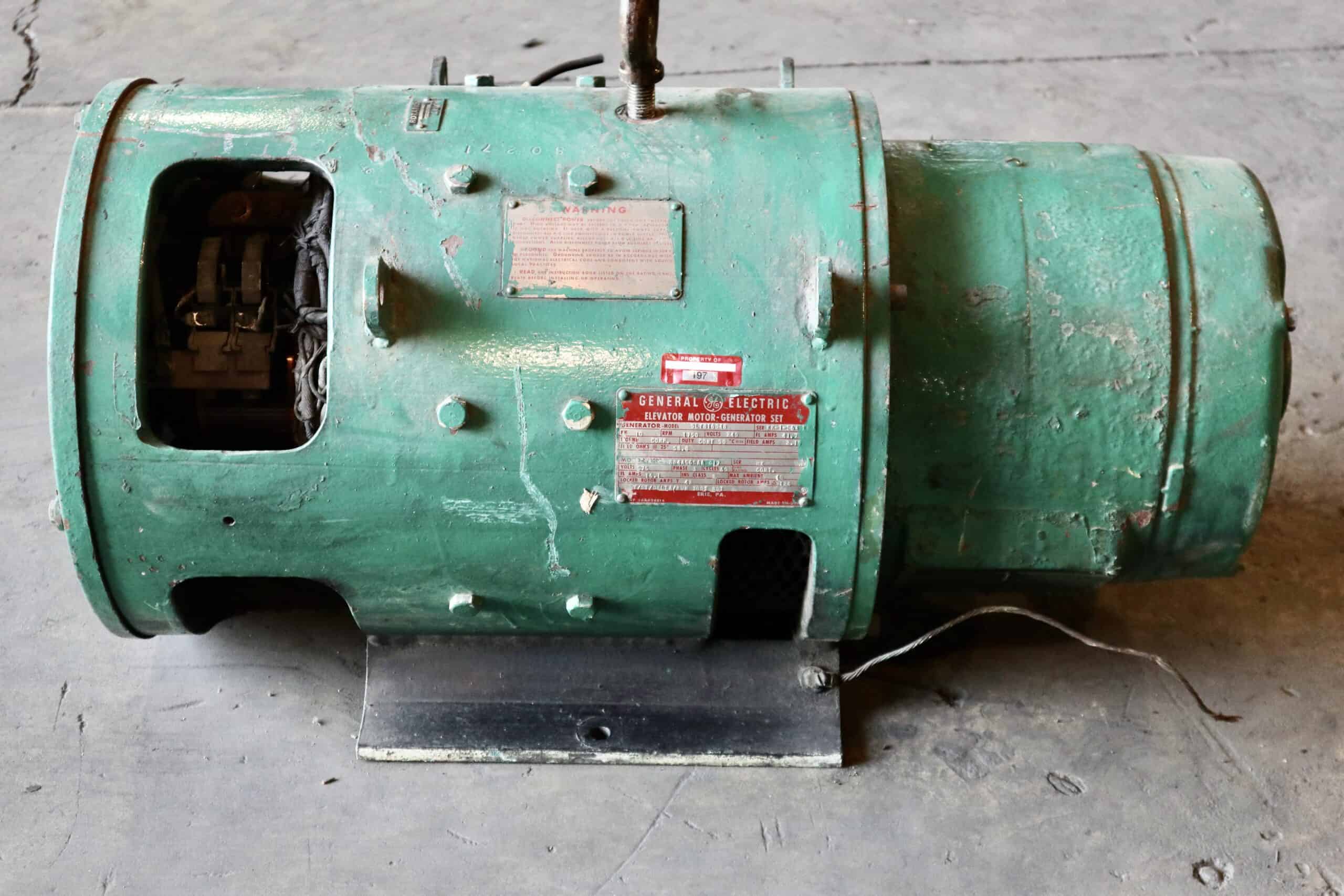 General Electric Generator 10HP 7.5KW 1750RPM #0426 - Image 6