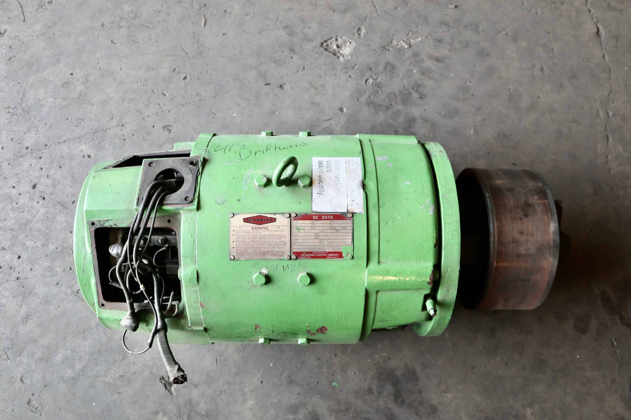 Imperial Electric DC Motor 15HP 1150RPM 324AYZ - Image 4