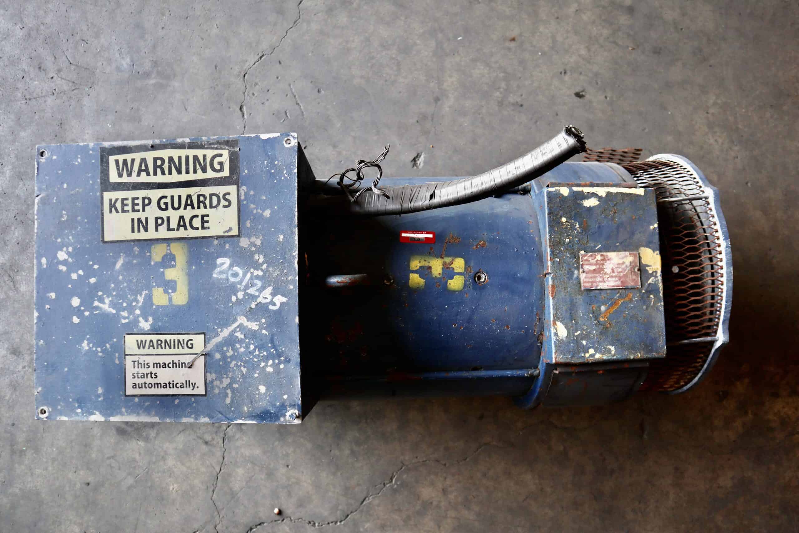 Blocher Tyssen Generator 40HP 25KW 1750RPM OUA200M003 #102 - Image 6