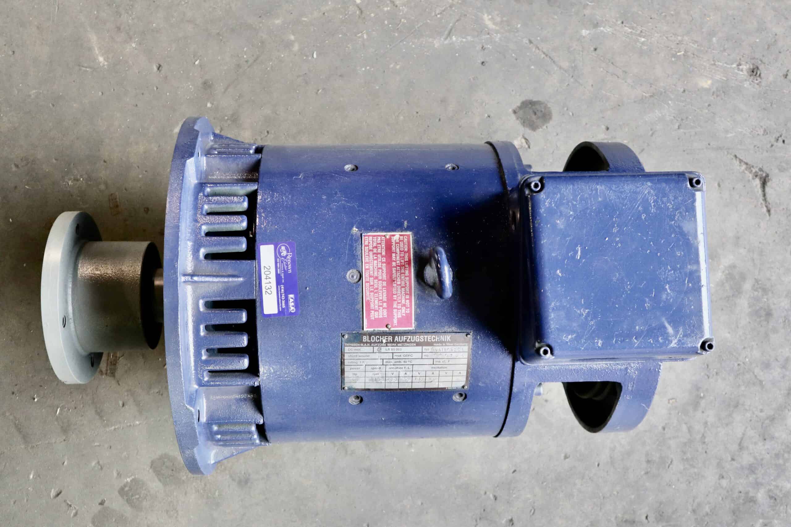 Blocher DC Hoist 15HP 1150RPM GSA180S201 - Image 6