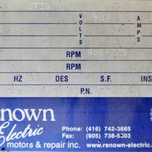 Otis AC 15HP 900/225RPM 10AC