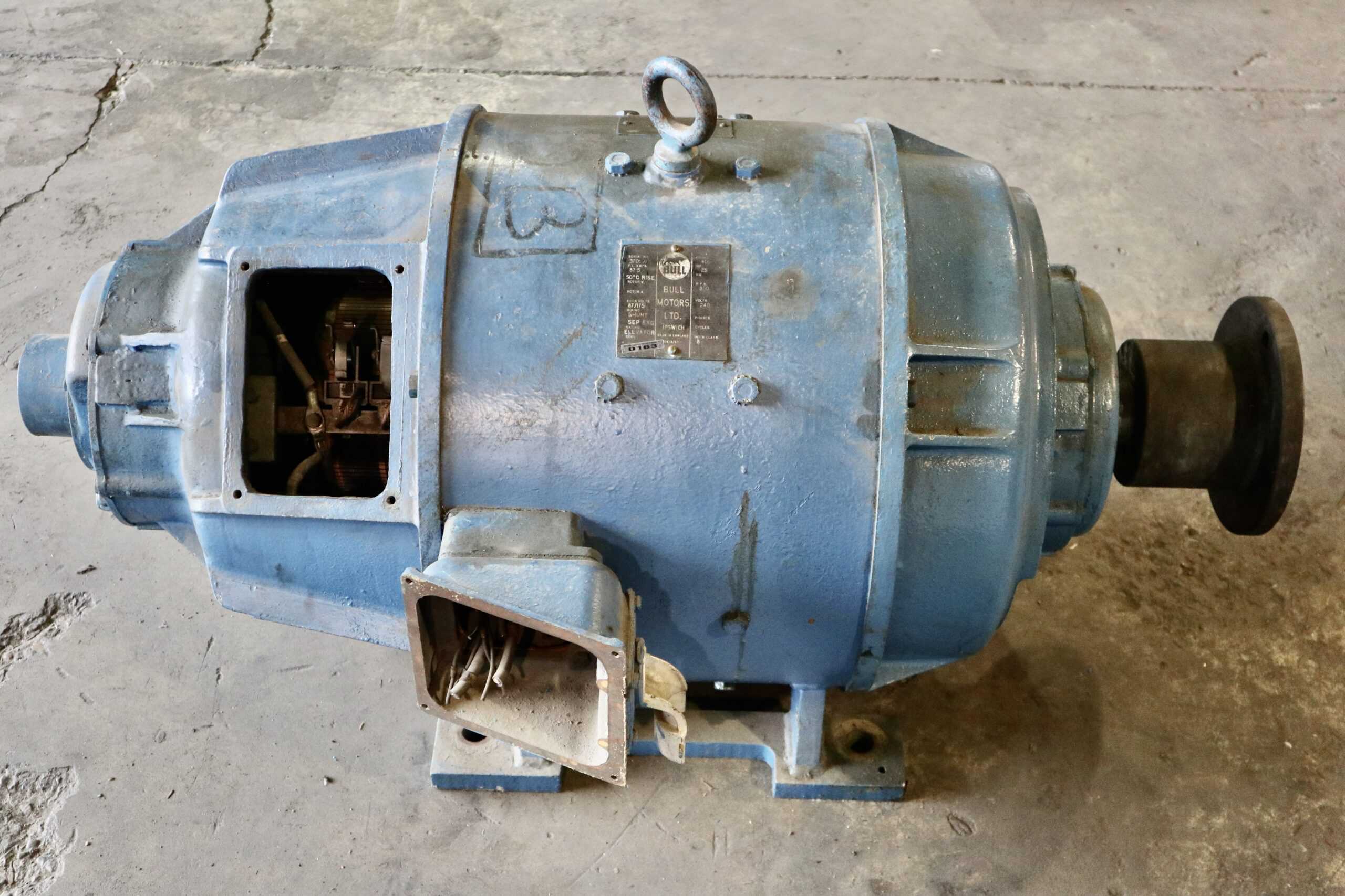 Bull DC Hoist Motor 25HP 850RPM 405 #0163 - Image 6