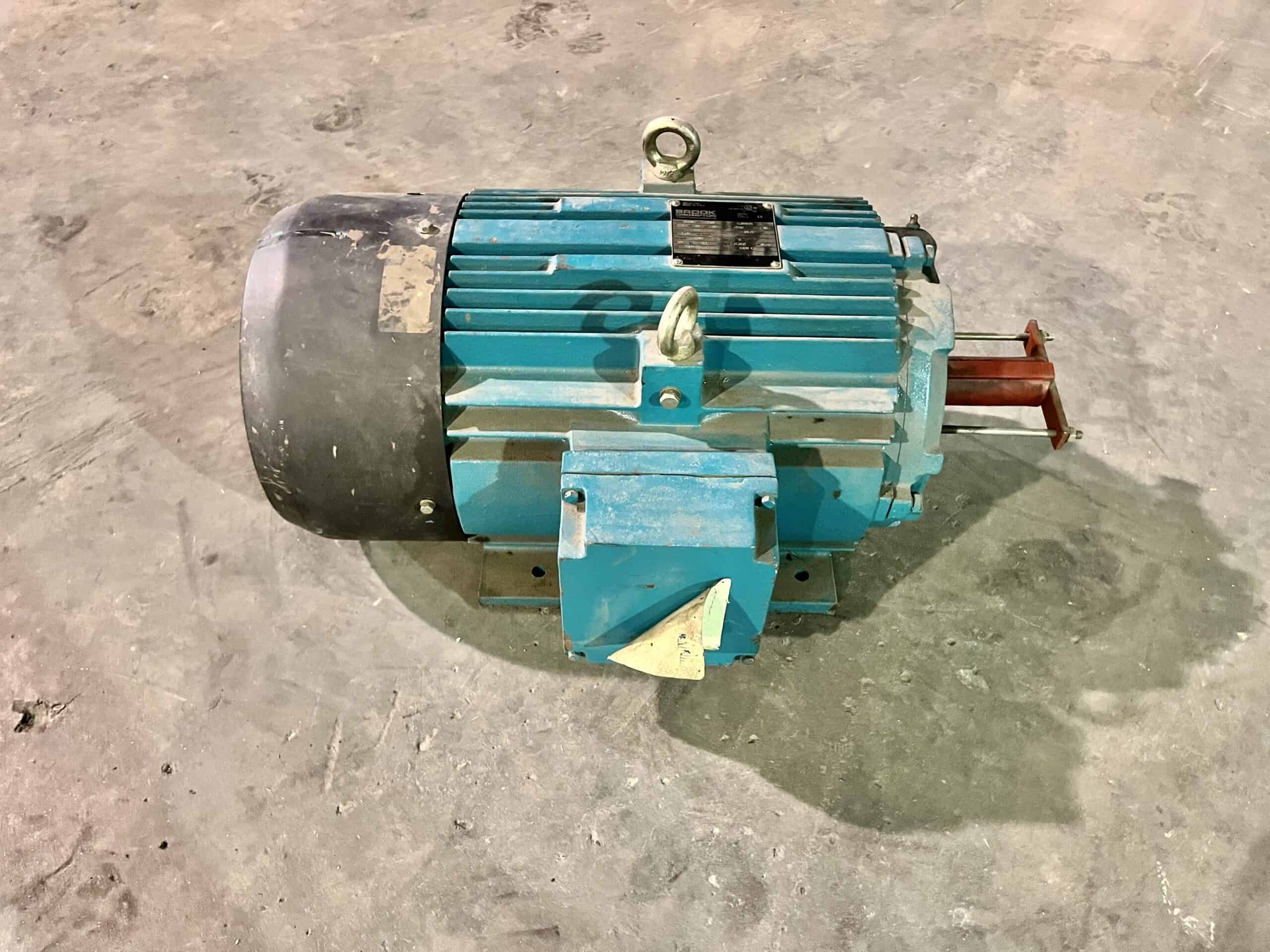 Brook Crompton 20HP 575V 3550RPM 256T AC Motor #2002 - Image 6