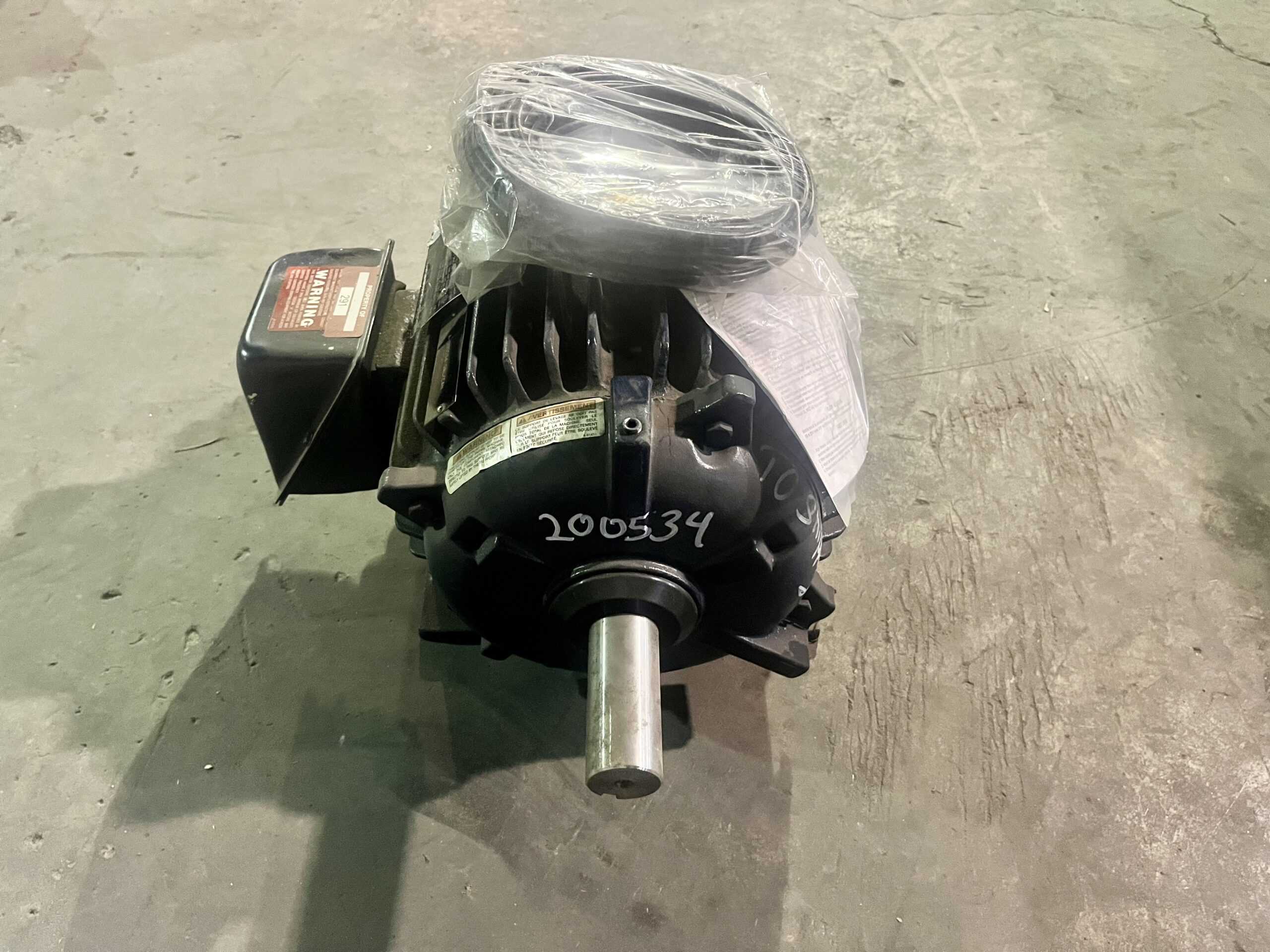 Marathon 7.5HP 1150RPM 243T AC Motor #291 - Image 7