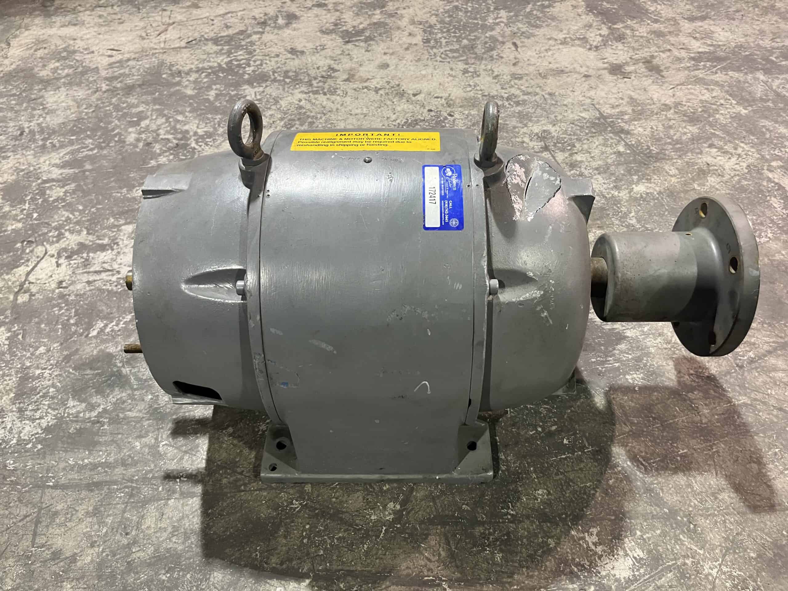 Reuland 15HP 1200RPM 284T AC Motor #2008 - Image 3