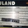 Reuland 7.5HP 1200RPM 254T AC Motor #2010 - Image 2