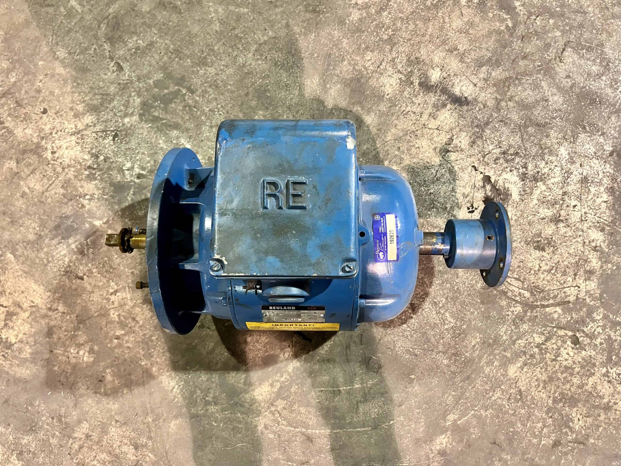 Reuland 7.5HP 1200RPM 254T AC Motor #2010 - Image 6
