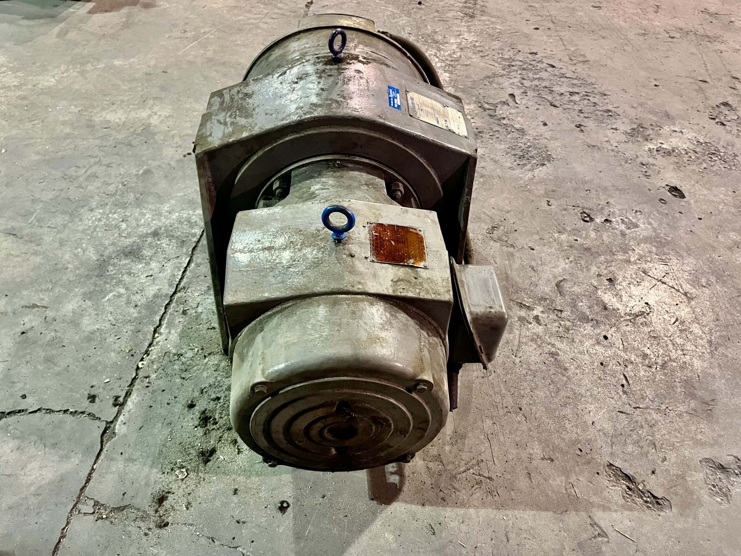 Dynamatic 25HP 1750RPM 284TDZ AC Motor with Brake #2011 - Image 6