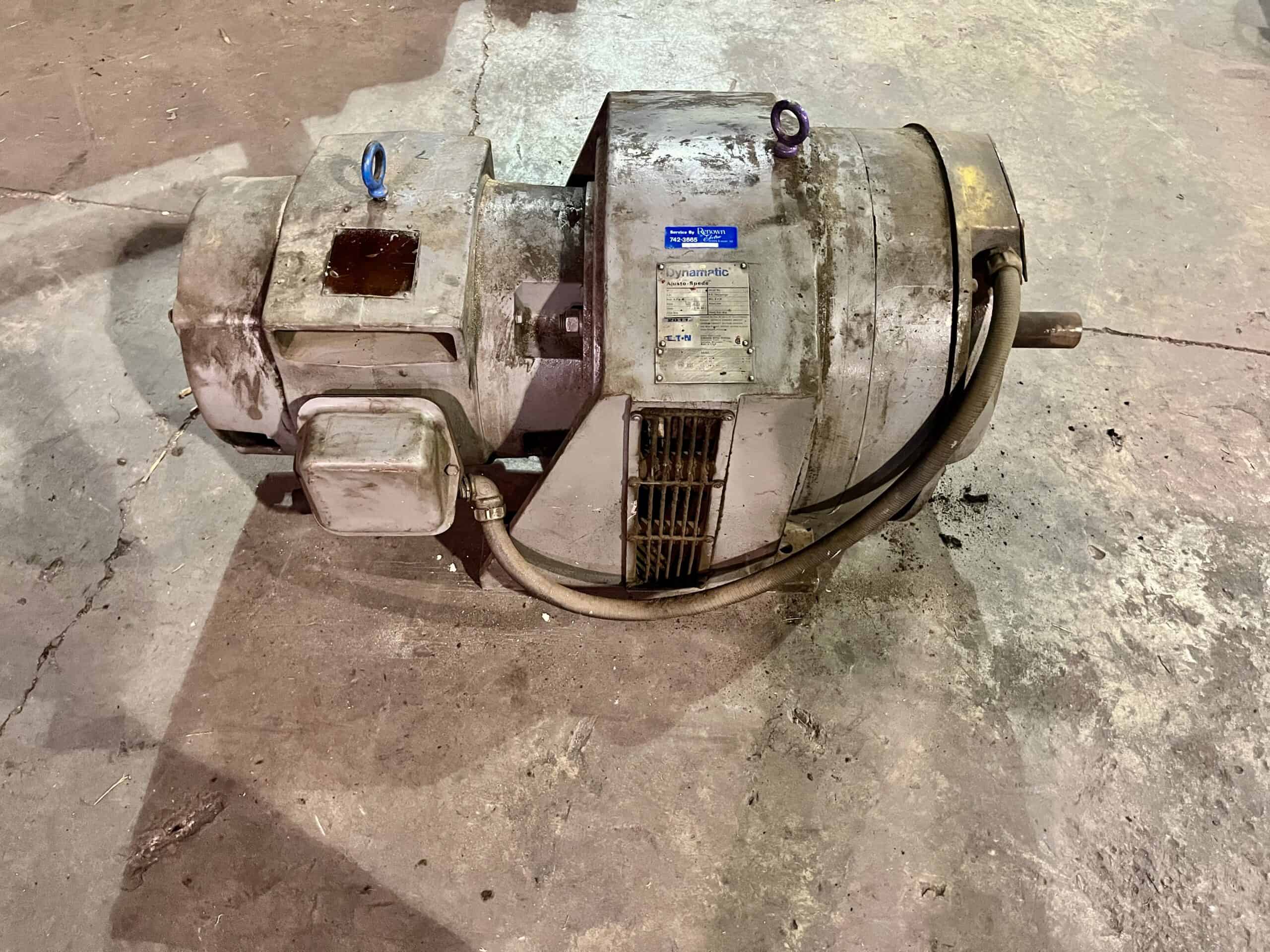 Dynamatic 25HP 1750RPM 284TDZ AC Motor with Brake #2011 - Image 4