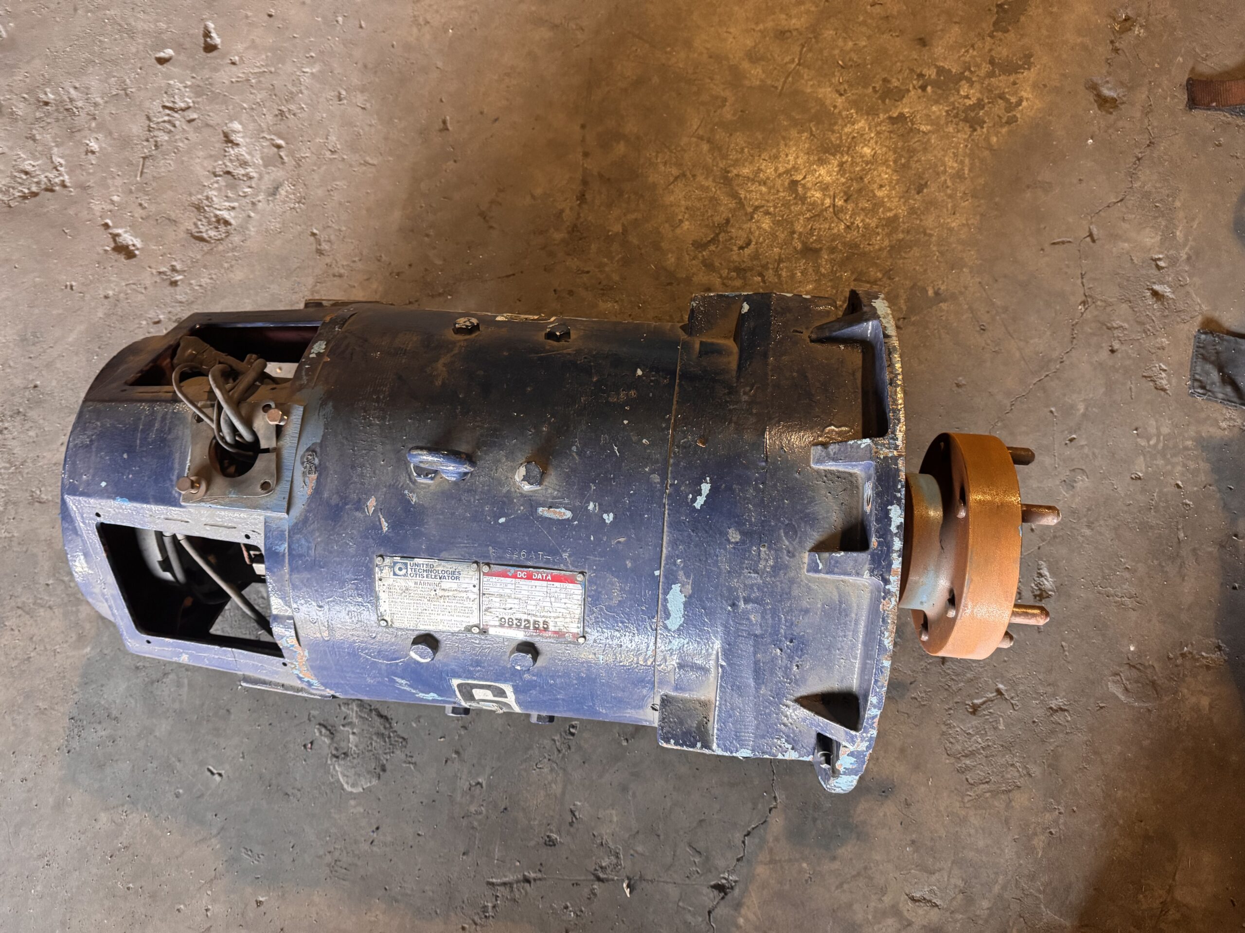 General Electric DC Hoist 25HP 1150RPM 366AZ #0153