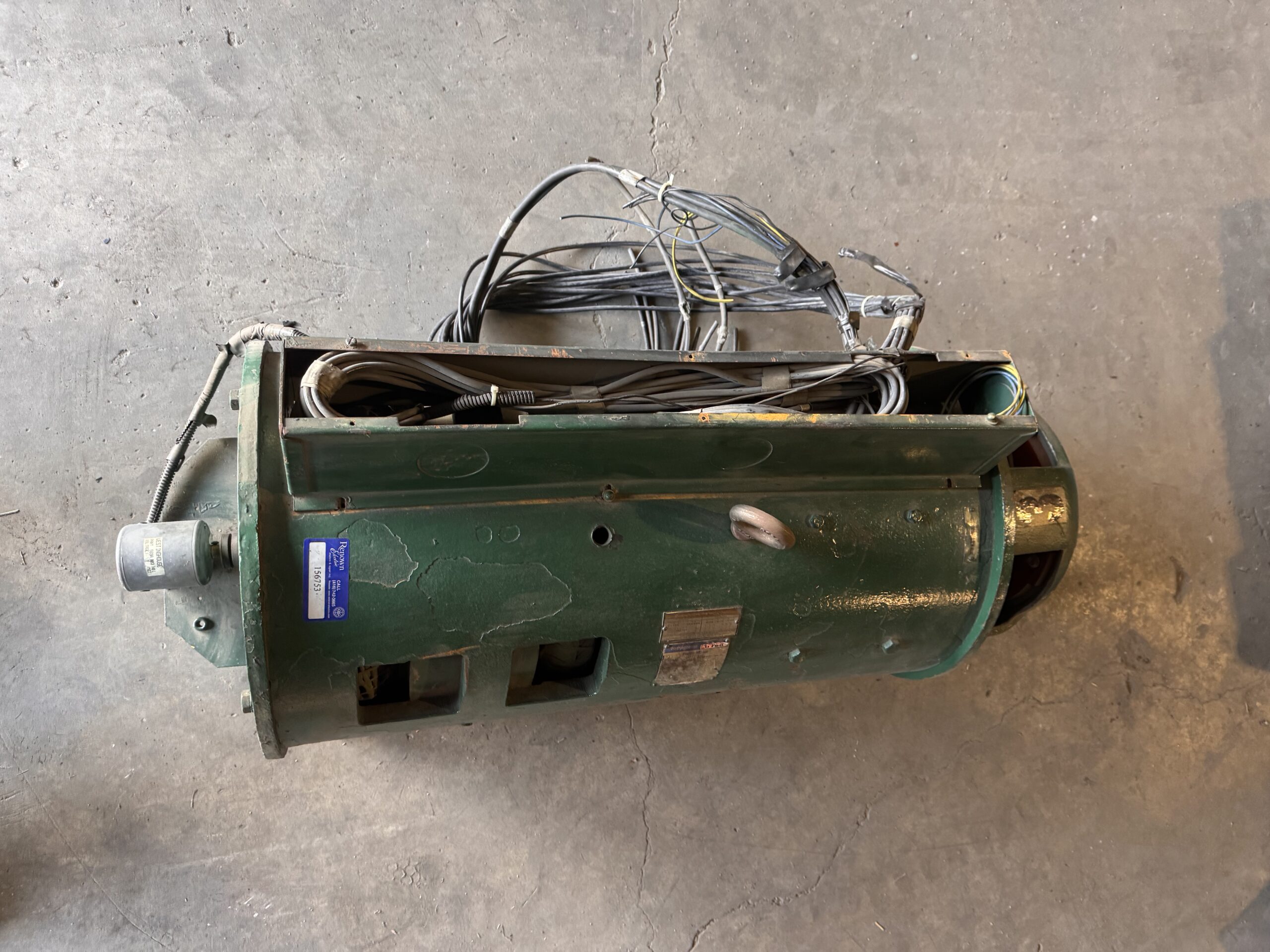 Westinghouse MG Set 20HP 12.5KW 1750RPM 45 #0158