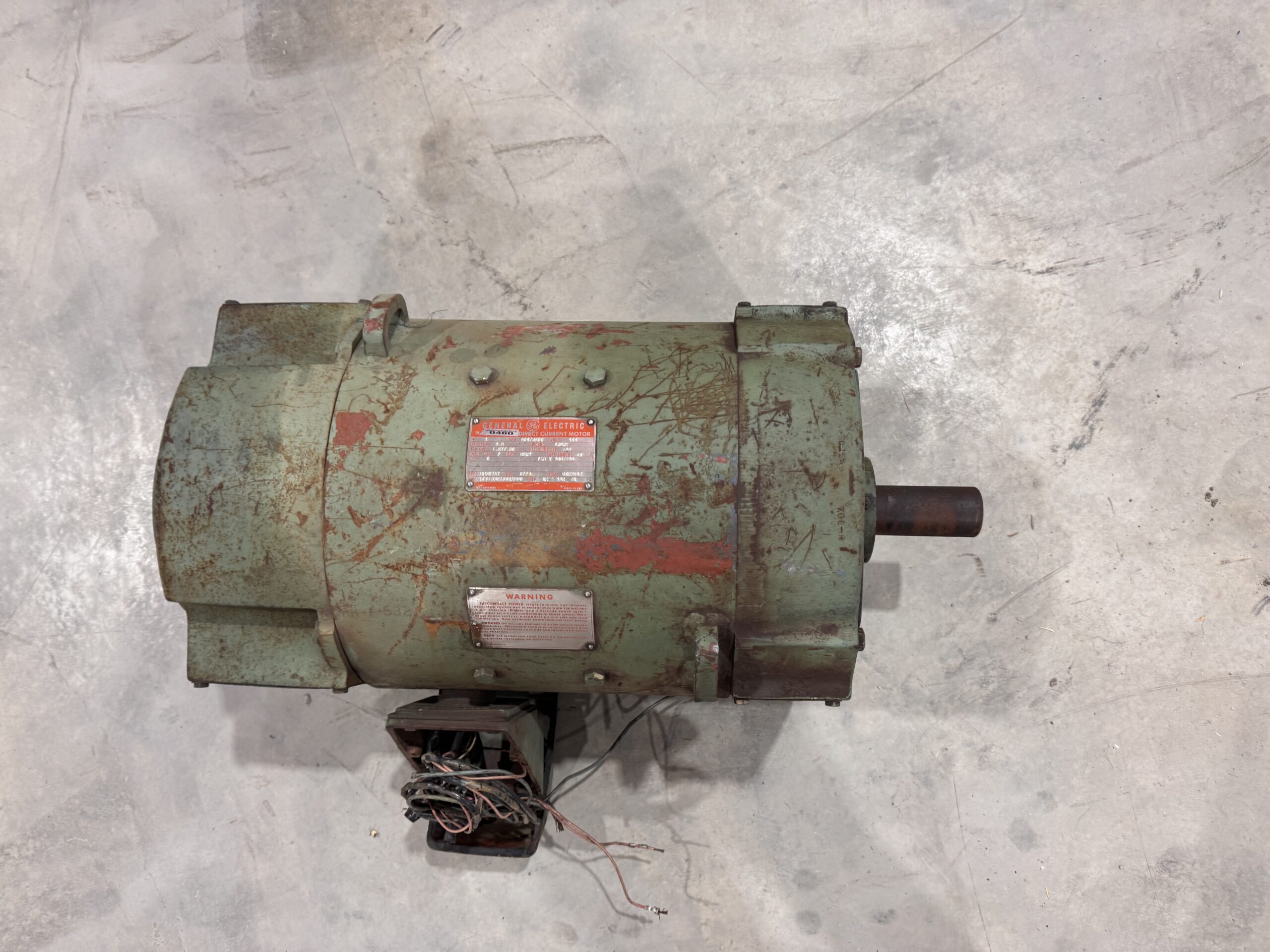General Electric DC Motor 5HP 500/2500RPM CD327AT #0460