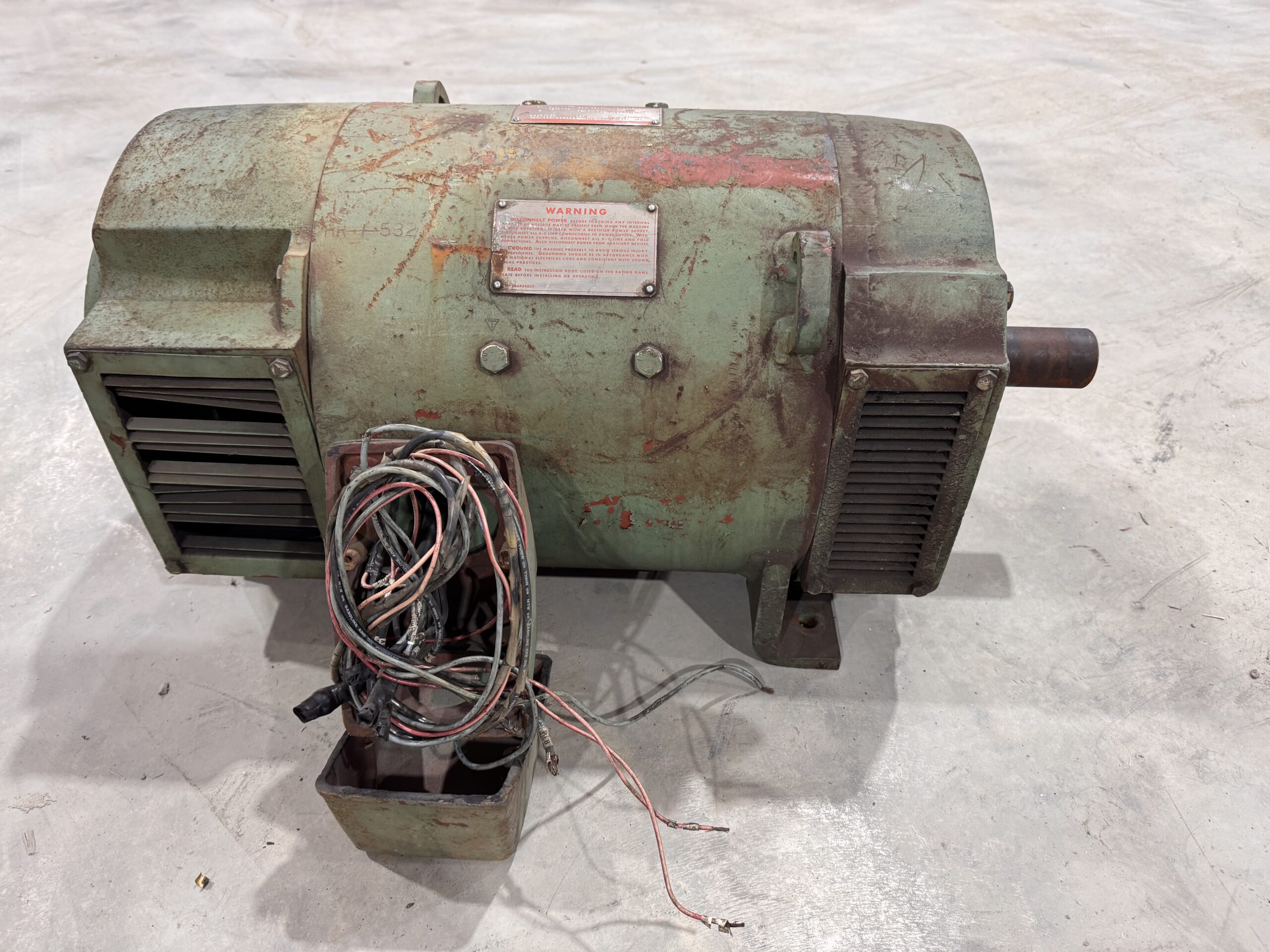 General Electric DC Motor 5HP 500/2500RPM CD327AT #0460 - Image 5
