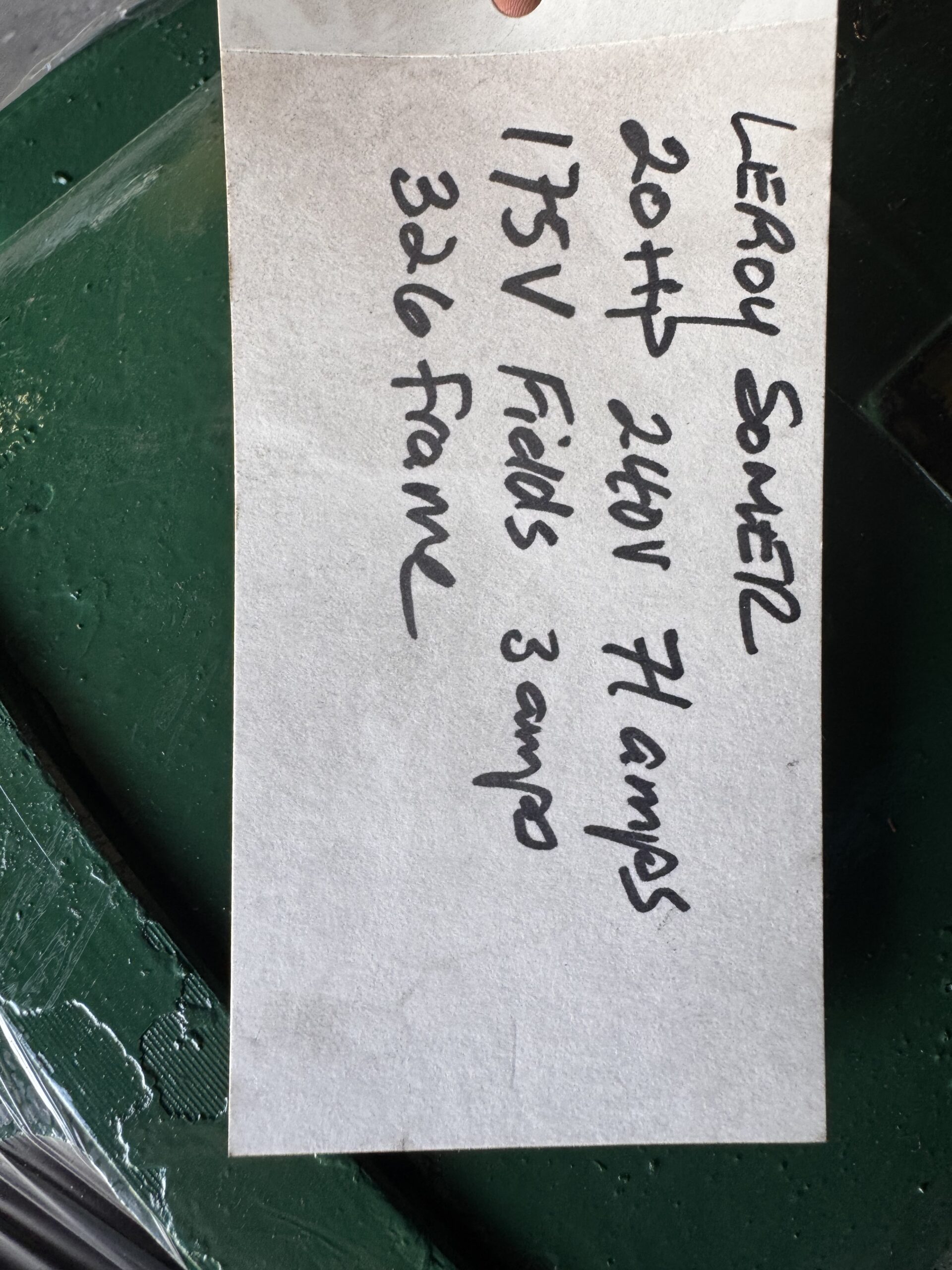 Leroy Somer DC Motor 20HP 1150RPM 326 #2053 - Image 3