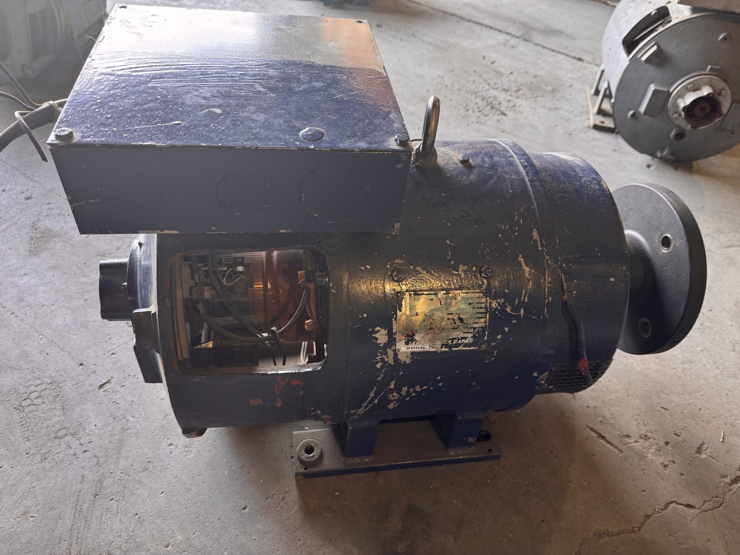 Leroy Somer DC Motor 20HP 240/175V 71/1.75A 364 #2056 - Image 5