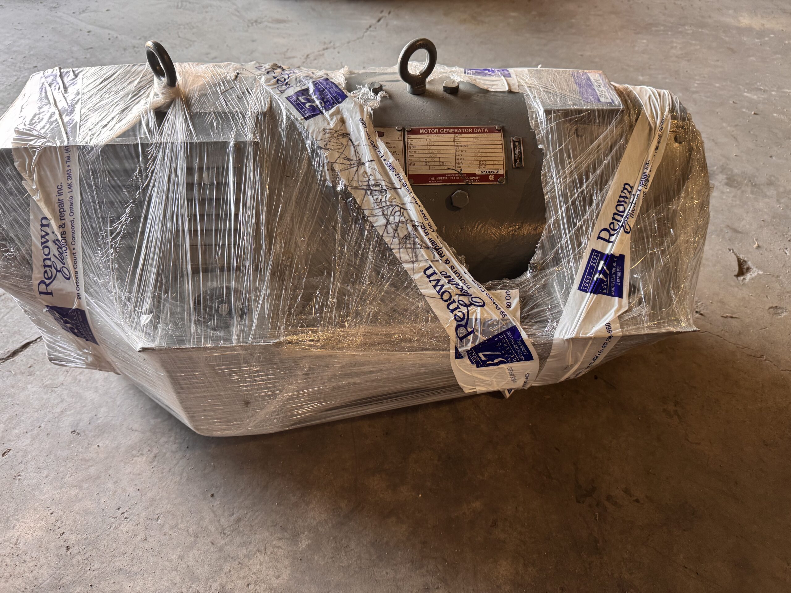 Imperial Generator 30HP 20KW 1750RPM 320T/326A #2057