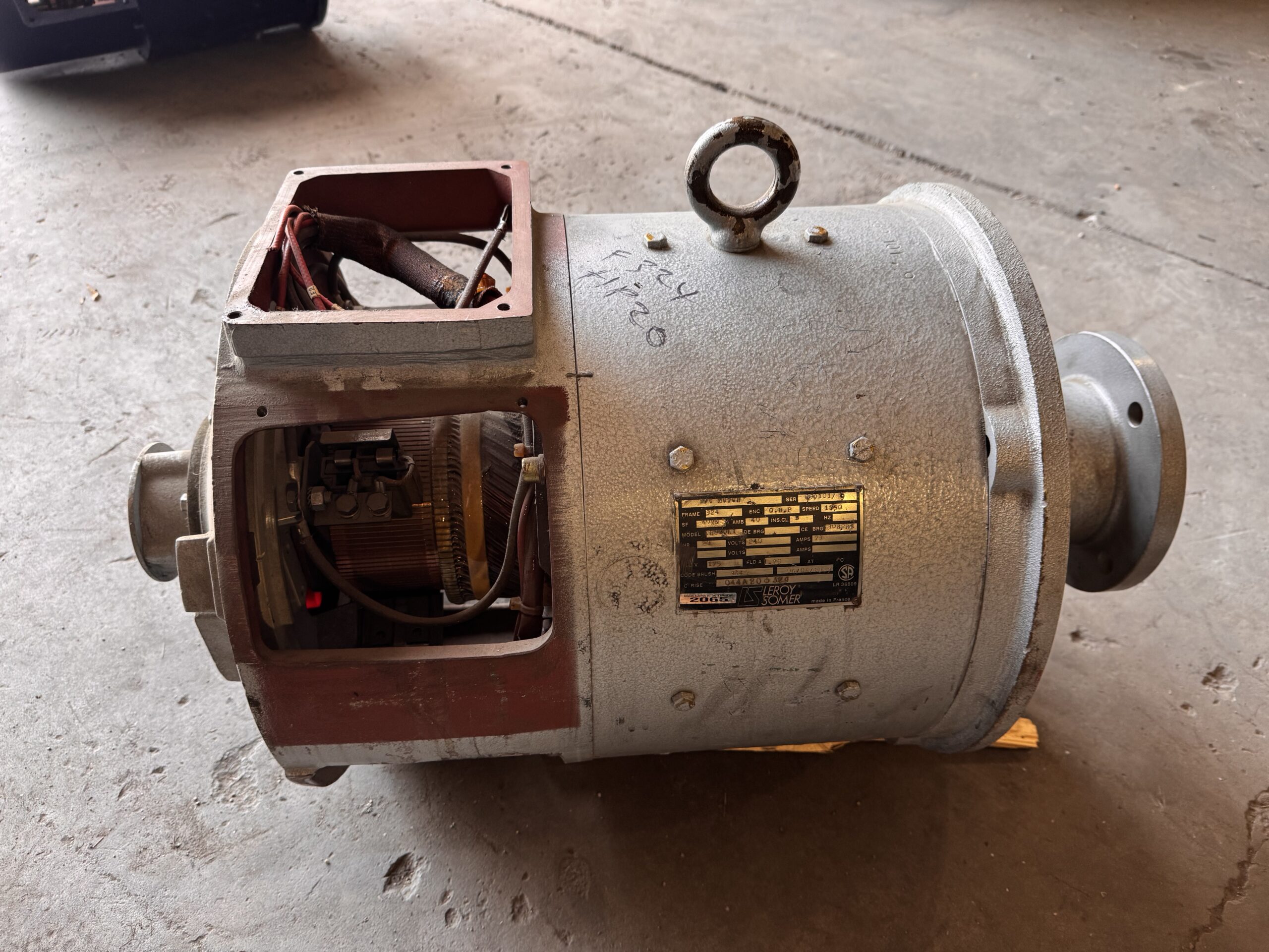 Leroy Somer DC Hoist 20HP 1150RPM 324 #2065