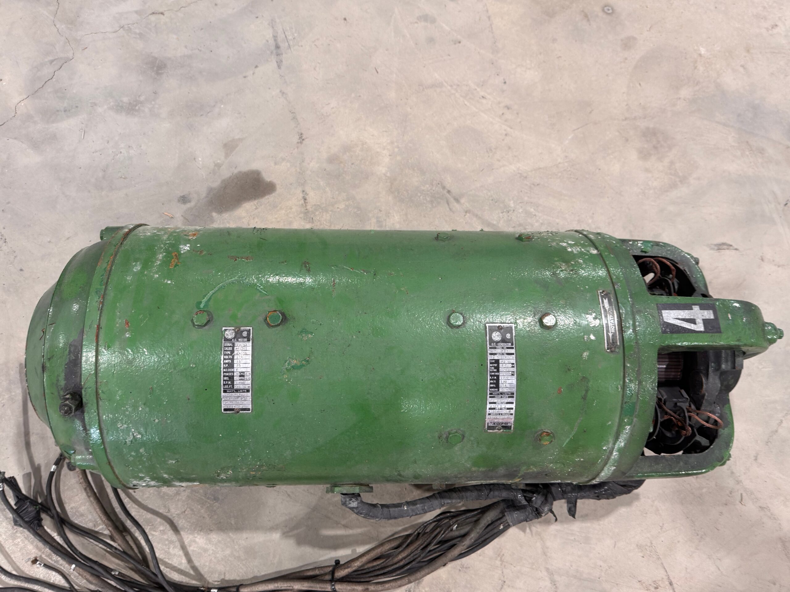 Otis MG Set 35HP 22KW 1800RPM 84ES 82GA #4020