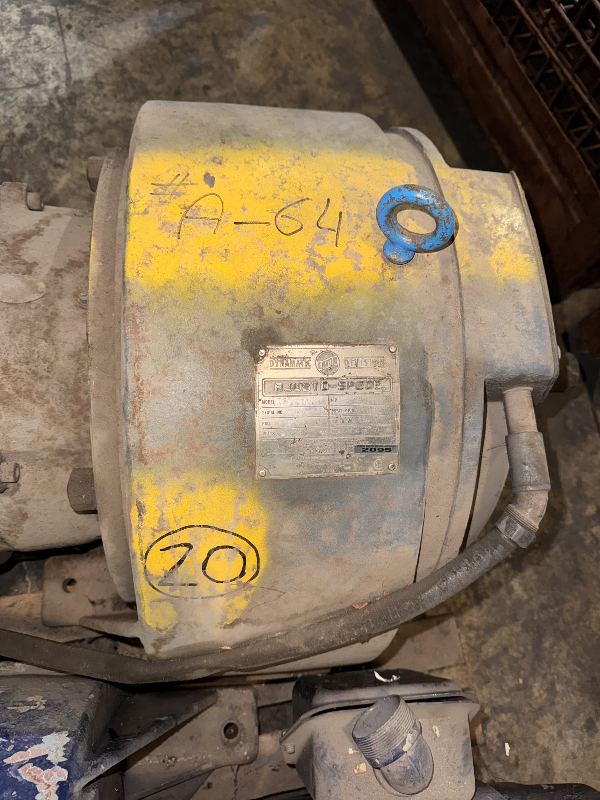 Dynamic Motor 25HP 1765RPM 110V 324UDZ #2095 - Image 4