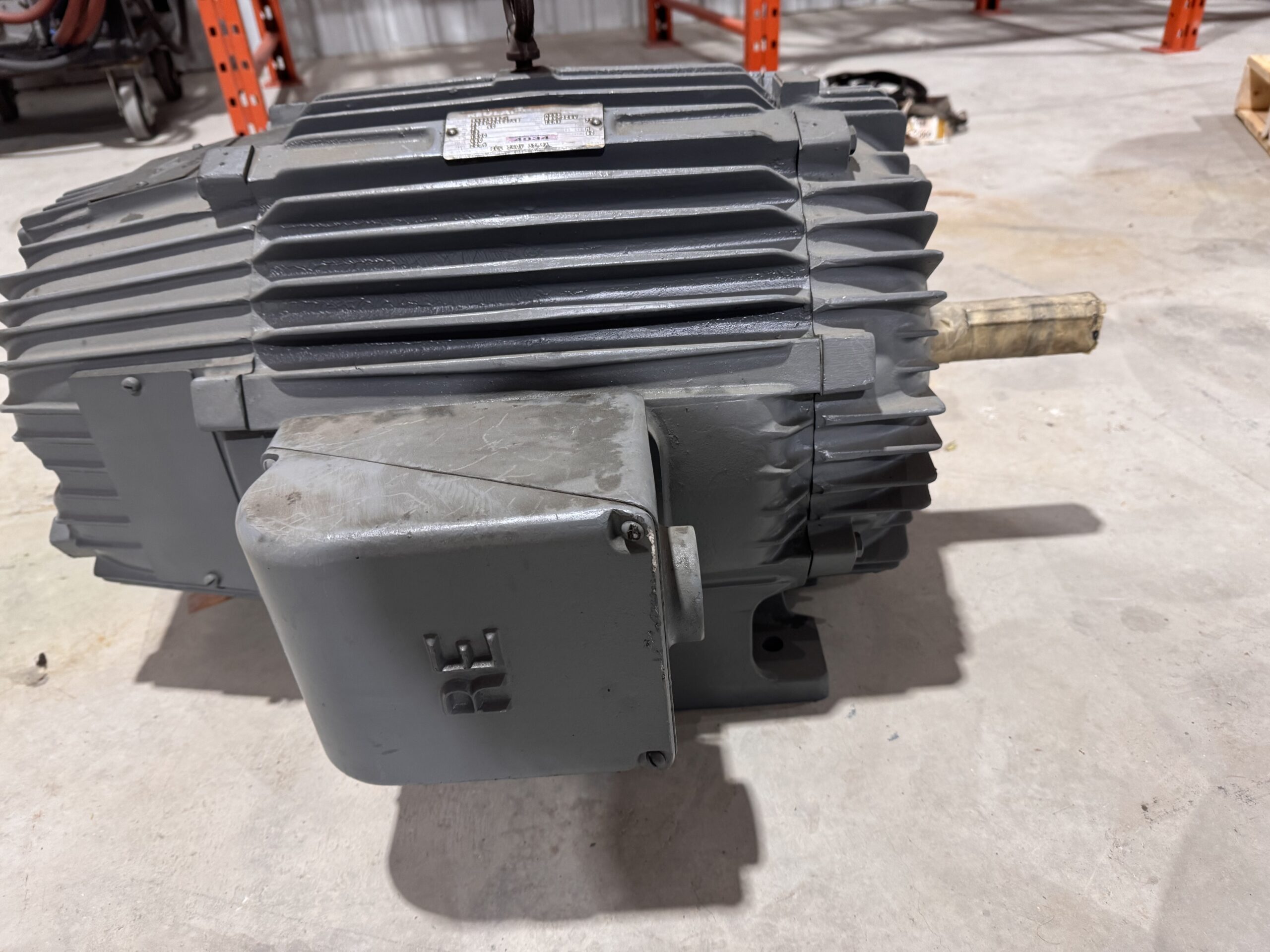 Reuland 15HP AC Industrial 1200RPM 460V 22.6A WB0-326U #4034 - Image 4