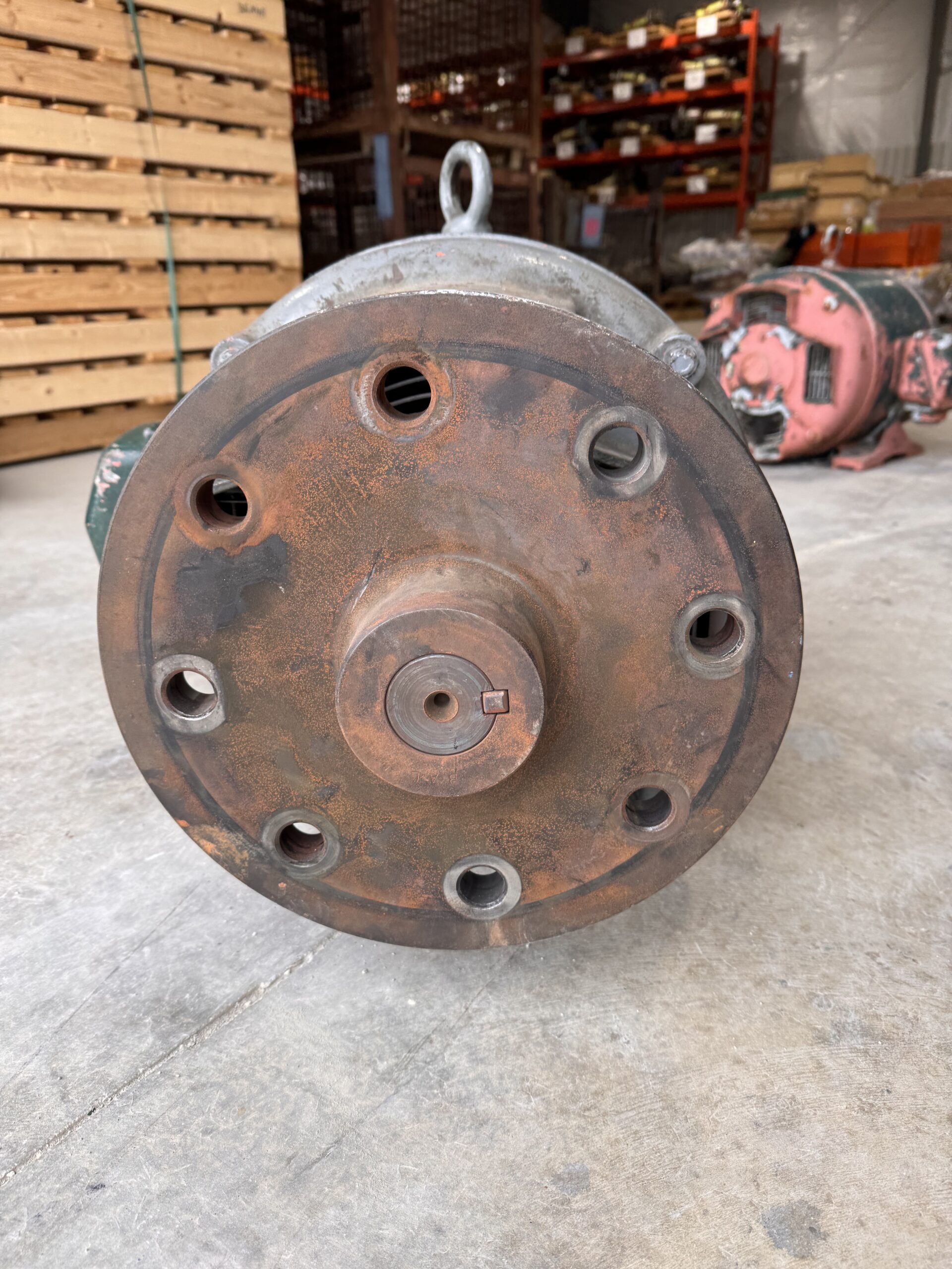 Bull 2 Speed AC Hoist Motor 10/2.5HP 1120/260RPM XL364U #4041 - Image 7