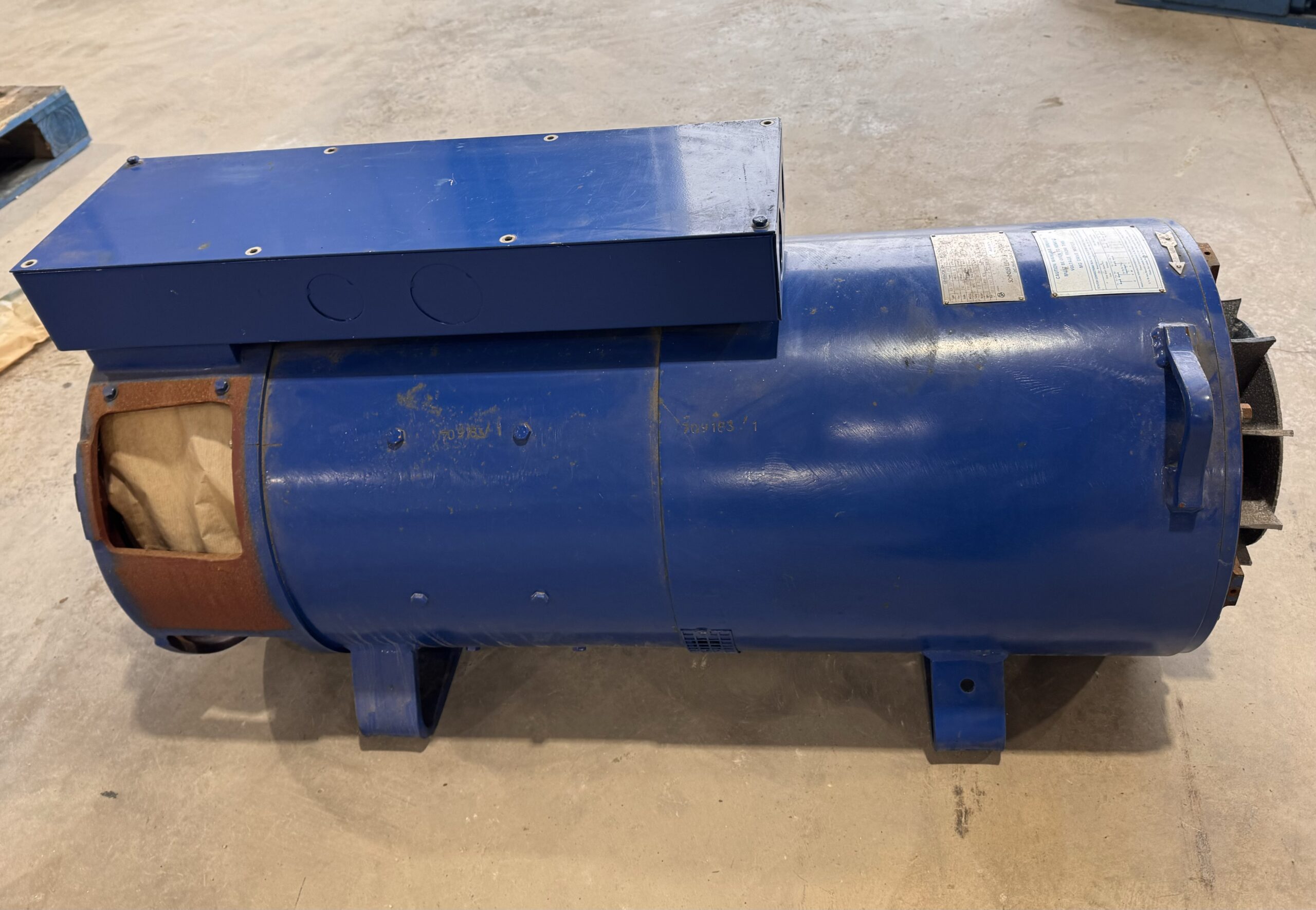 Schindler Generator 45HP 30KW 1760RPM 360 #4045 - Image 7