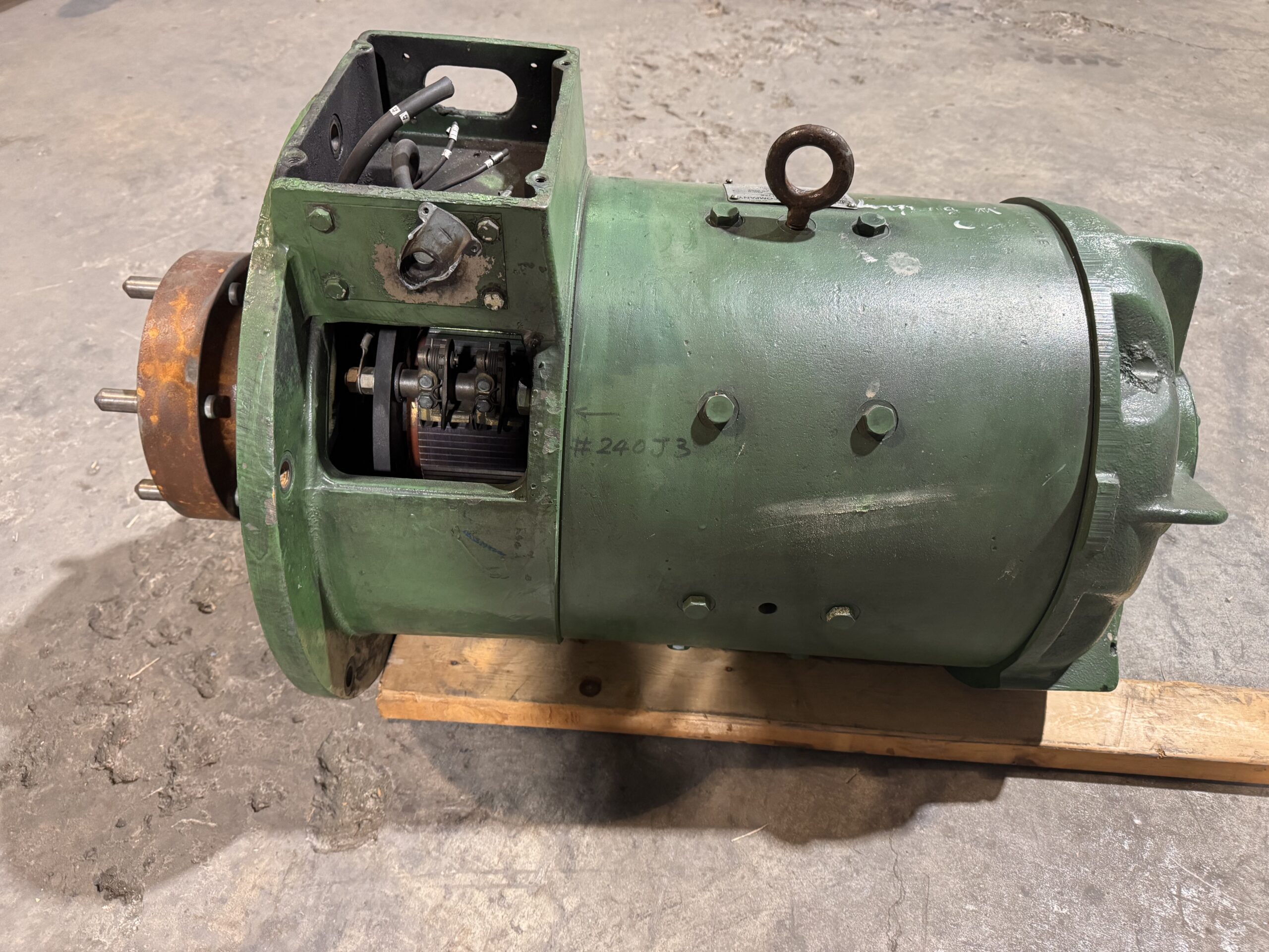 Otis DC Hoist 20HP 1000RPM 165V 101A 77L #01353 - Image 3