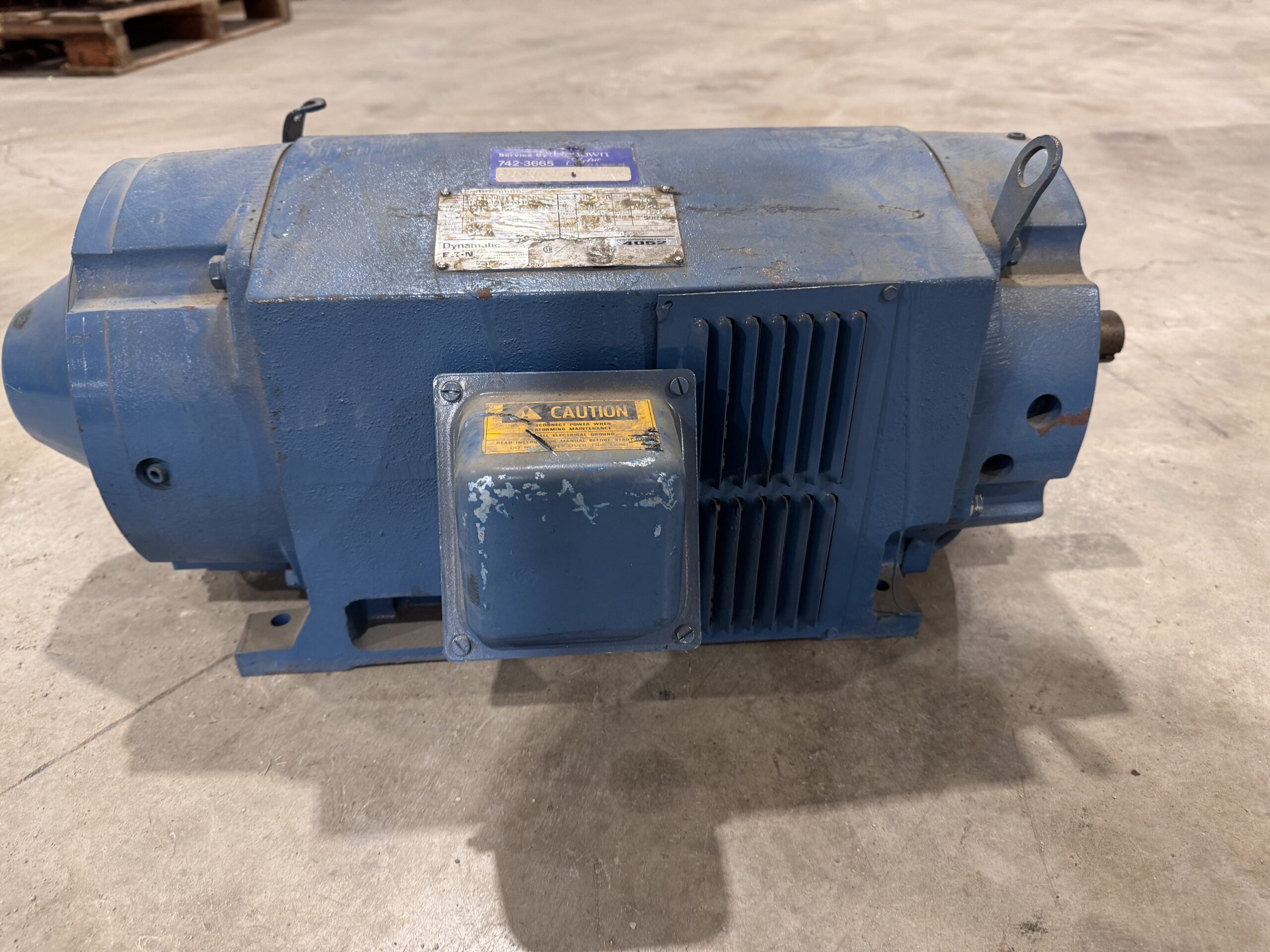 Dynamitic Eddy Current 7.5HP 1756RPM 575V #4052 - Image 4