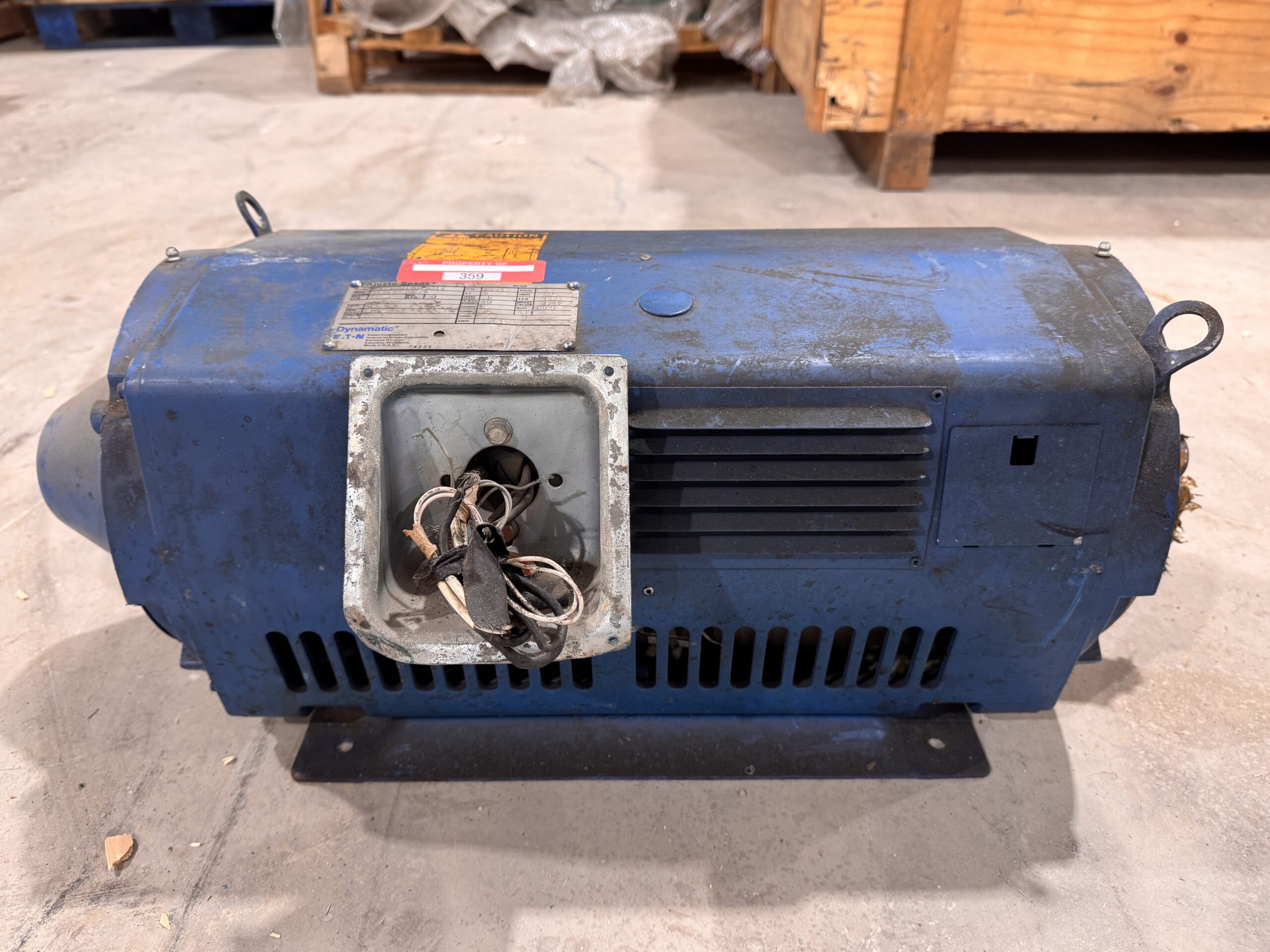 Dynamatic Eddy Current 5HP 575V 45vdc P.O.359 - Image 4
