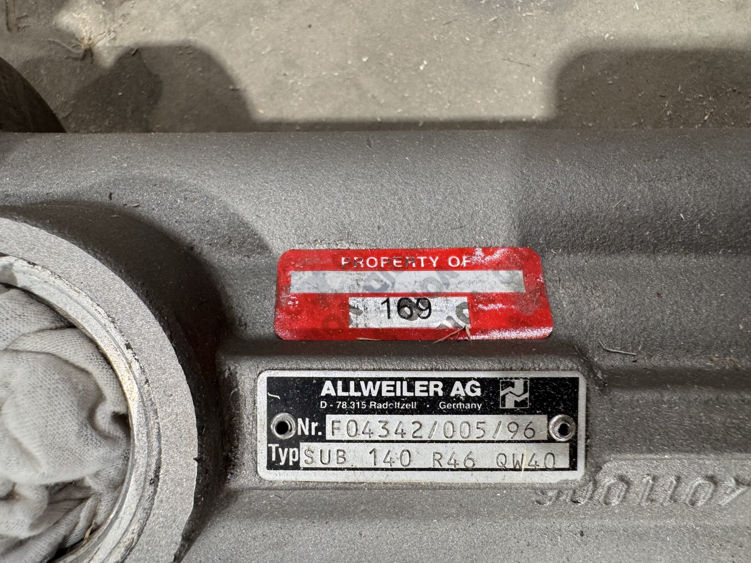 Allweiler AG Hydraulic Submersible Pump SUB 140 R46 QW40 P.O.169 - Image 2