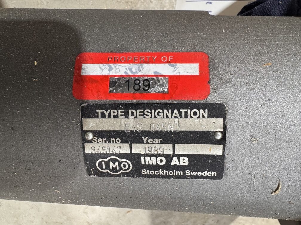 IMO AB Hydraulic Submersible Pump E4S 045 N3 P.O.189 - Image 2