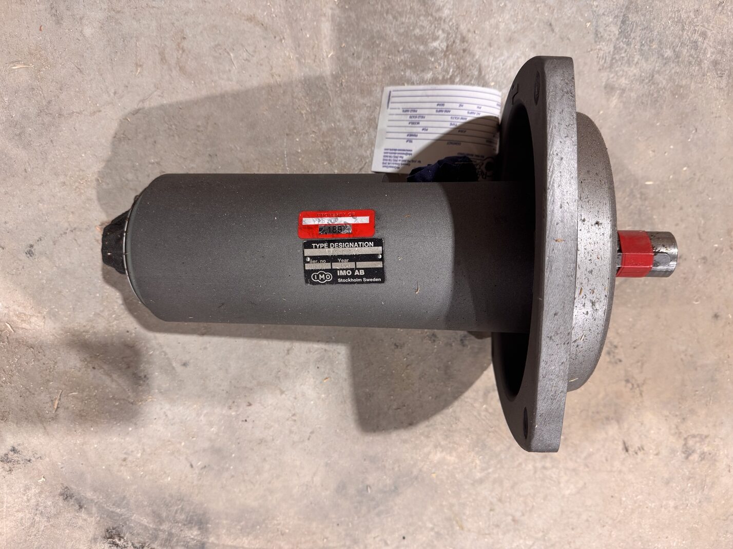 IMO AB Hydraulic Submersible Pump E4S 045 N3 P.O.189