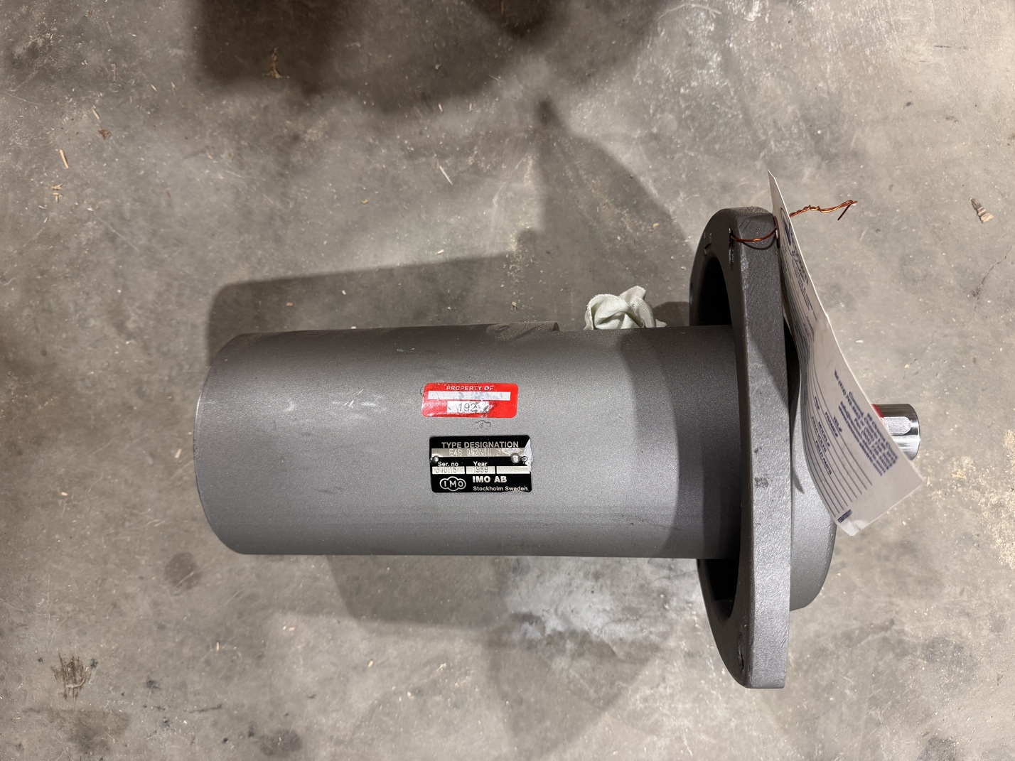 IMO AB Hydraulic Submersible Pump E4S 052 N1 P.O.192