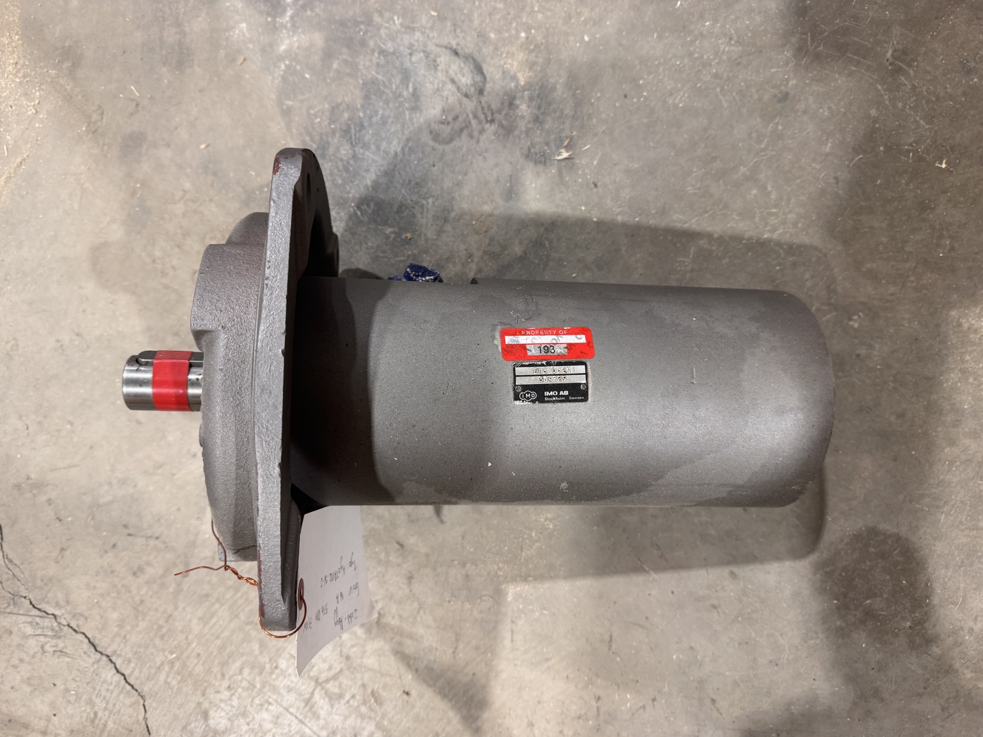 IMO AB Hydraulic Submersible Pump E4S 052 N1 P.O.193