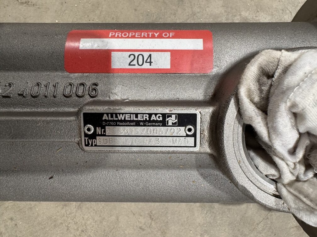Allweiler AG Hydraulic Submersible Pump SUB 140 R43 QW40 P.O.204 - Image 2
